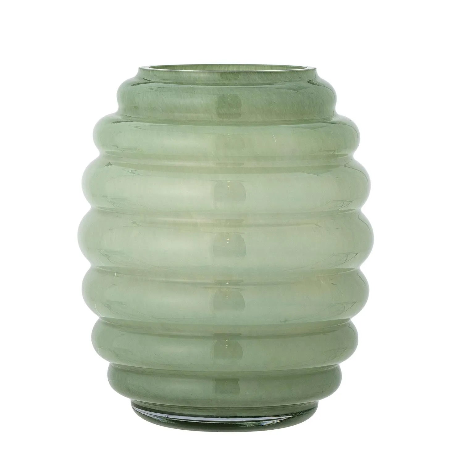 Saihah Vase, Grün, Glas in Grün präsentiert im Onlineshop von KAQTU Design AG. Vase ist von Bloomingville