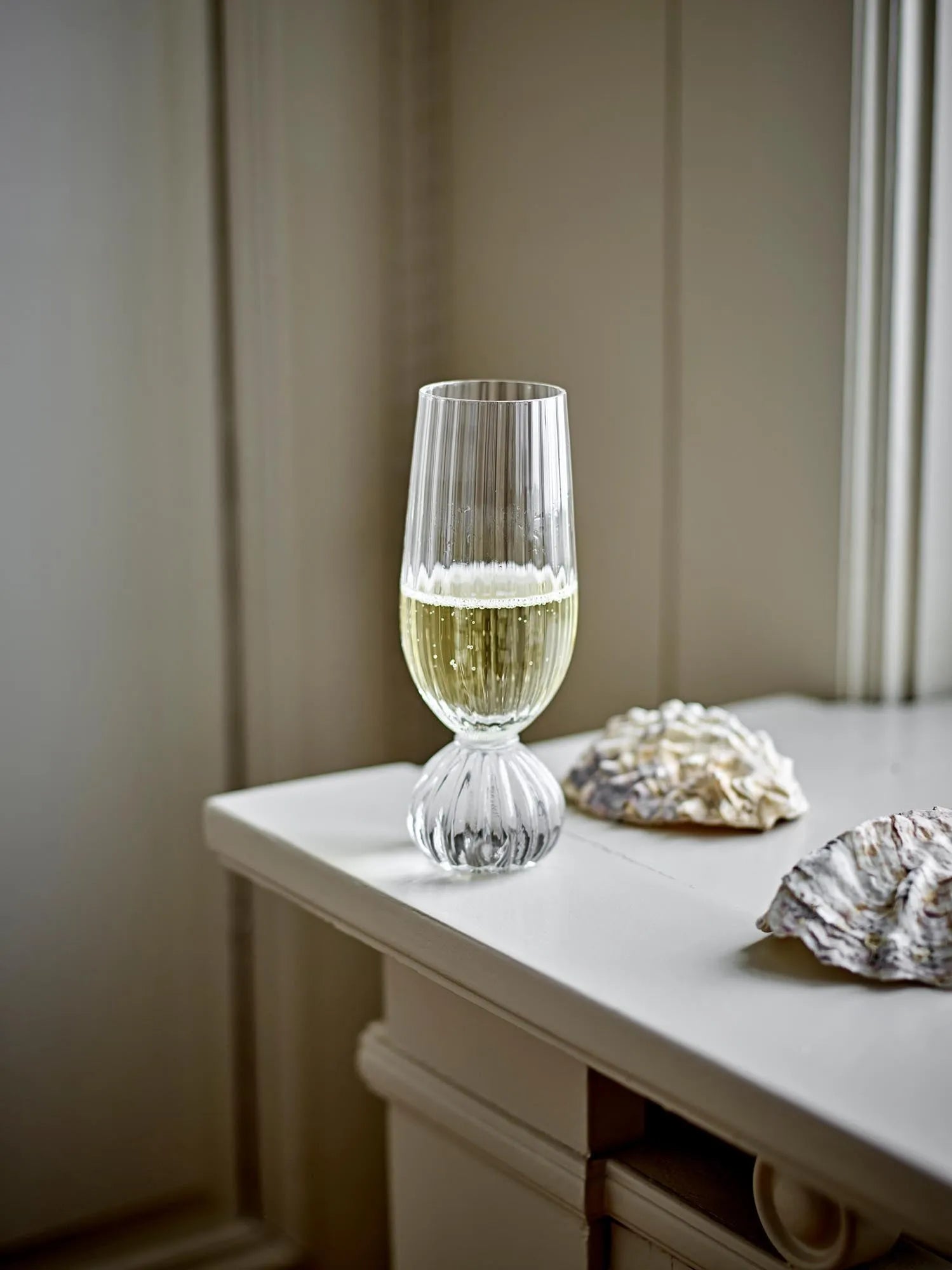 Taurin Champagnerglas, Klar, Glas in Klar präsentiert im Onlineshop von KAQTU Design AG. Glas ist von Bloomingville