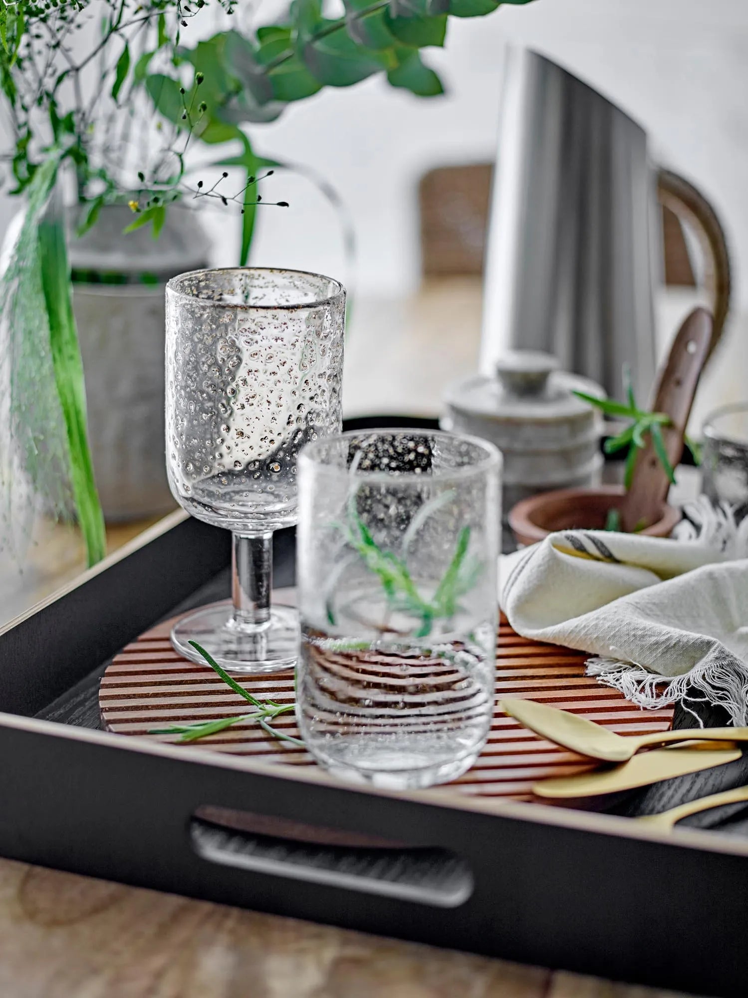 Bubbles Trinkglas, Klar, Glas in Klar präsentiert im Onlineshop von KAQTU Design AG. Glas ist von Bloomingville