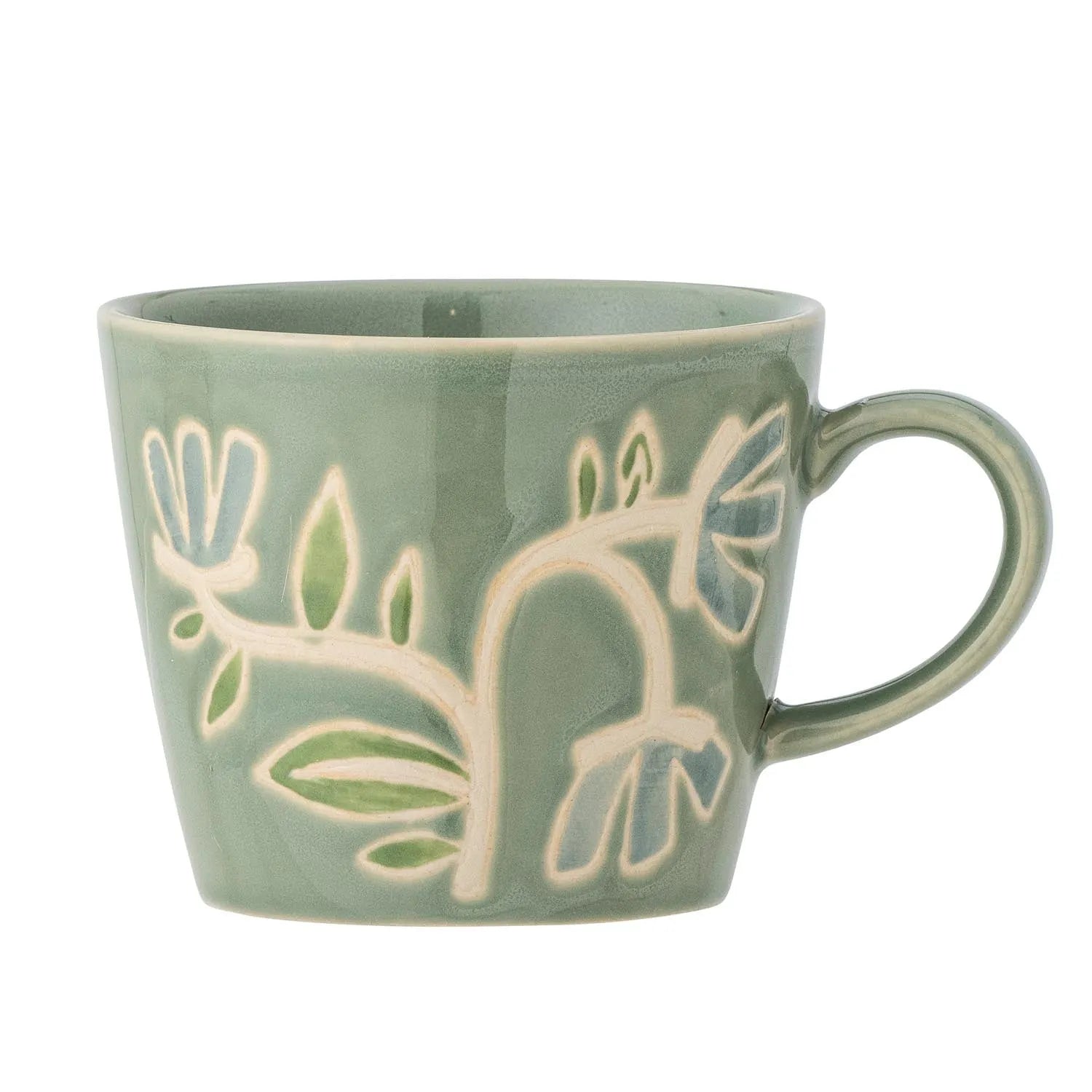 Tangier Tasse, Grün, Steingut in Grün präsentiert im Onlineshop von KAQTU Design AG. Tasse ist von Creative Collection