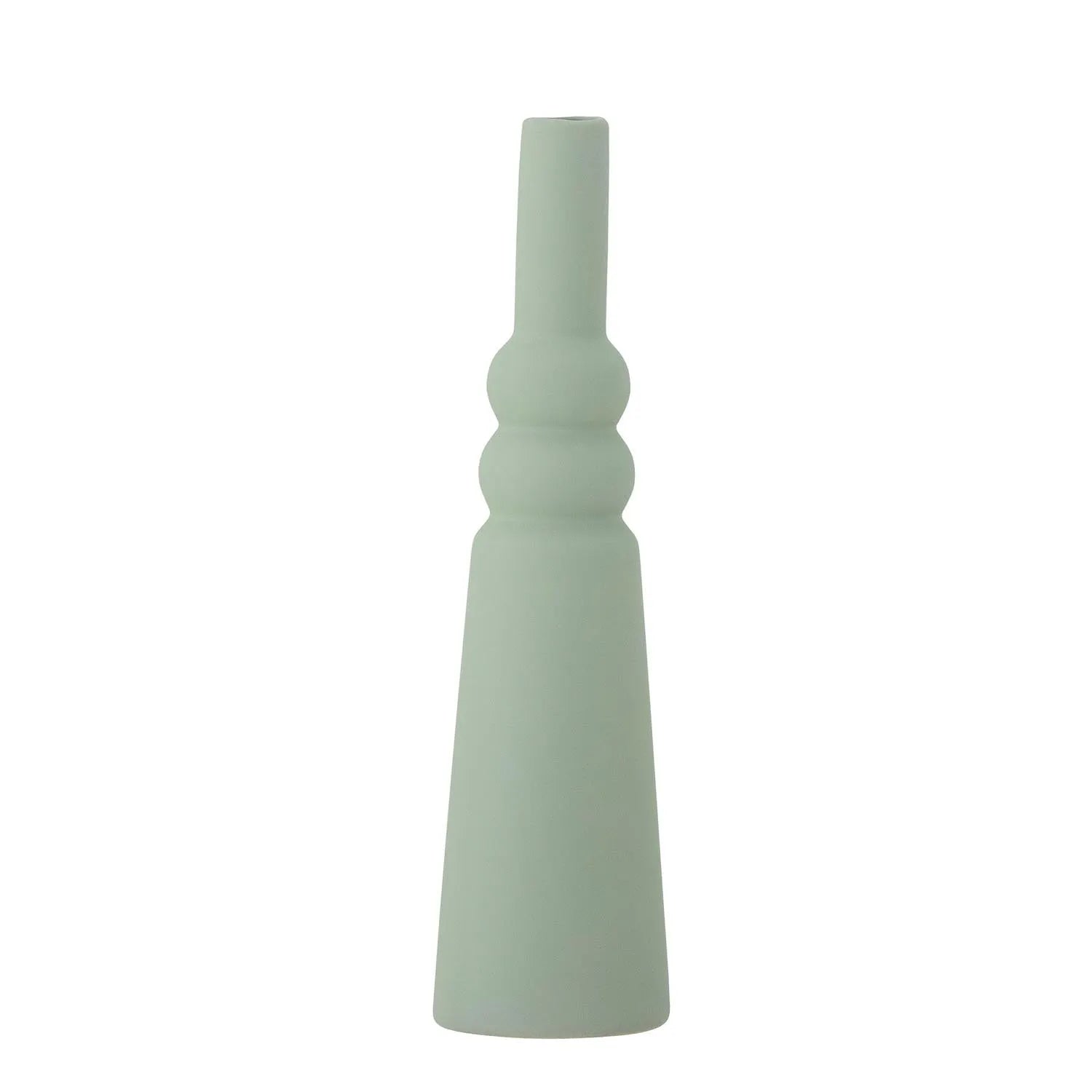 Isolde Vase, Grün, Steingut in Grün präsentiert im Onlineshop von KAQTU Design AG. Vase ist von Bloomingville