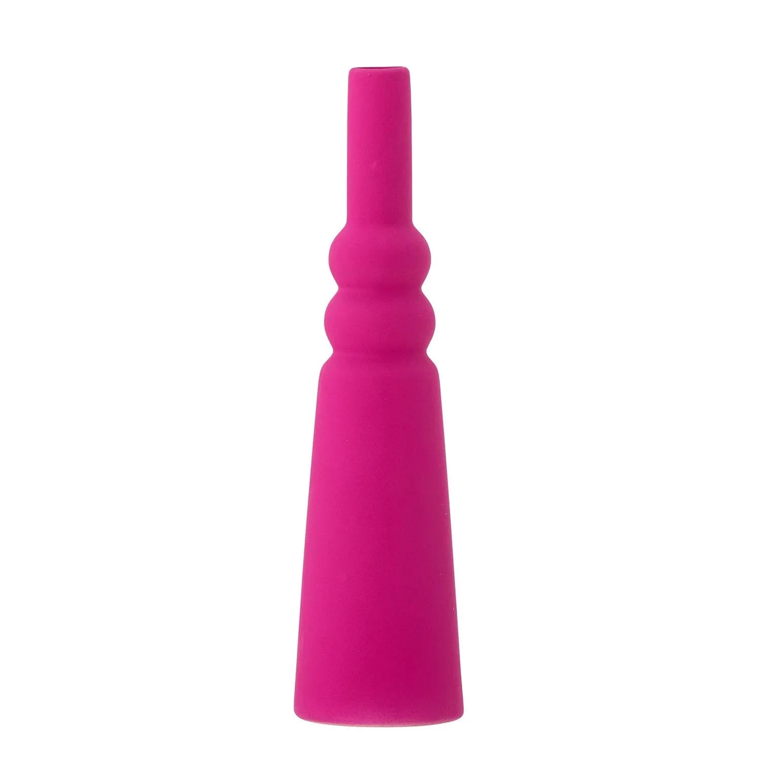 Isolde Vase, Pink, Steingut in Rosa präsentiert im Onlineshop von KAQTU Design AG. Vase ist von Bloomingville