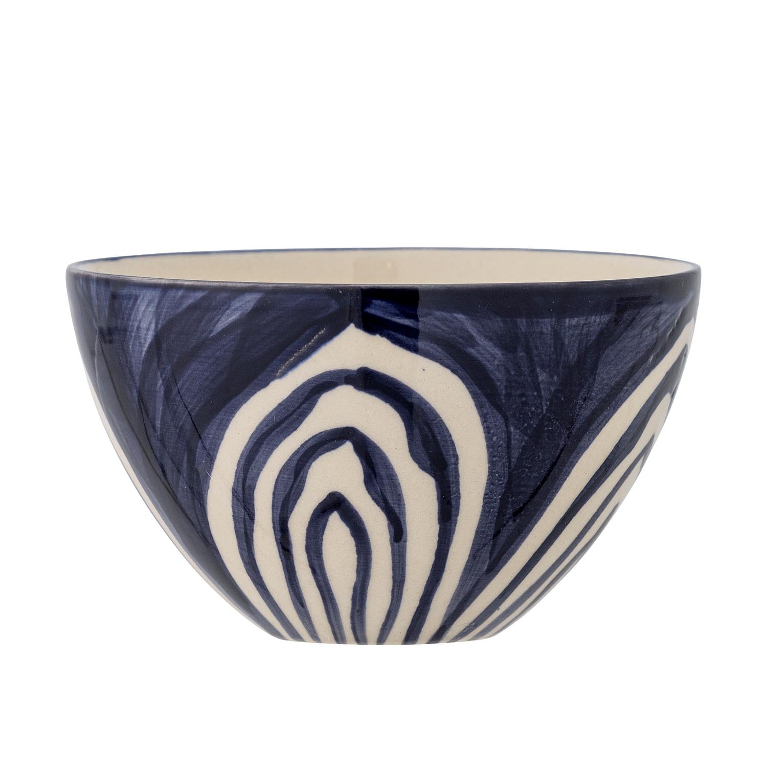 Shama Schale, Blue, Steingut in Blau präsentiert im Onlineshop von KAQTU Design AG. Schale ist von Bloomingville