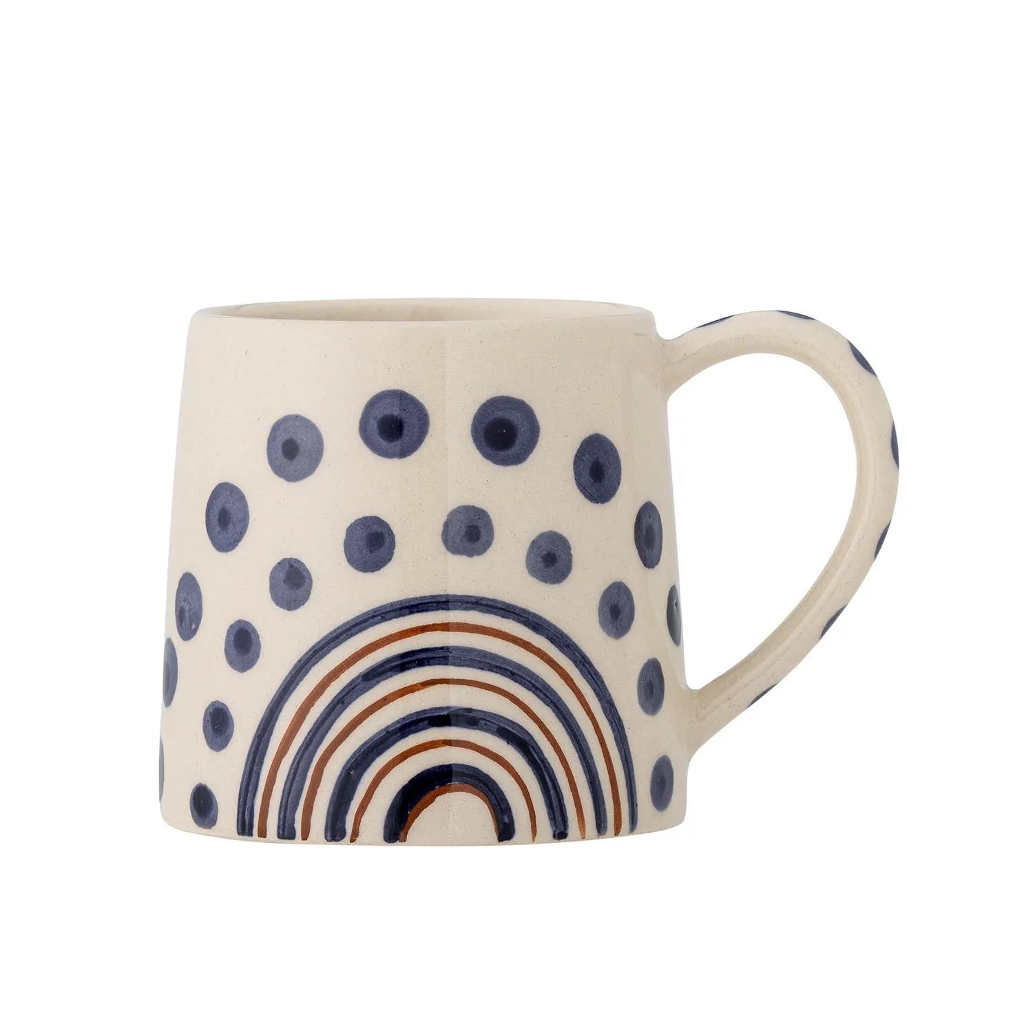 Shama Tasse, Orange, Steingut in Orange präsentiert im Onlineshop von KAQTU Design AG. Tasse ist von Bloomingville