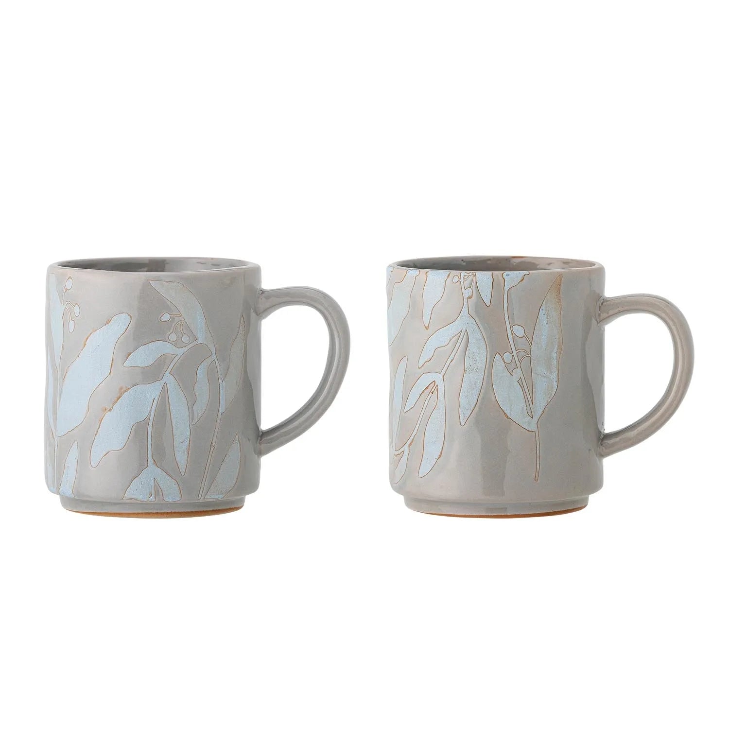 Aurora Becher, Grau, Steingut in Grau präsentiert im Onlineshop von KAQTU Design AG. Tasse ist von Bloomingville