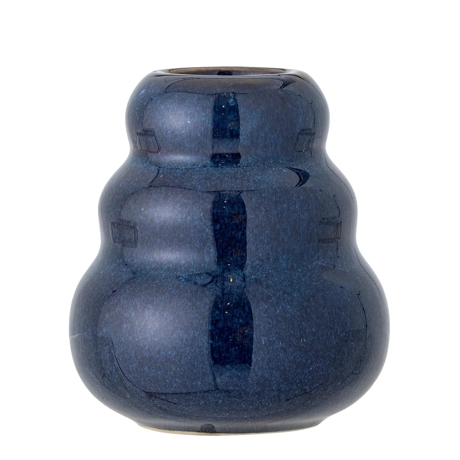 Faramir Vase, Blue, Steingut in Blau präsentiert im Onlineshop von KAQTU Design AG. Vase ist von Bloomingville