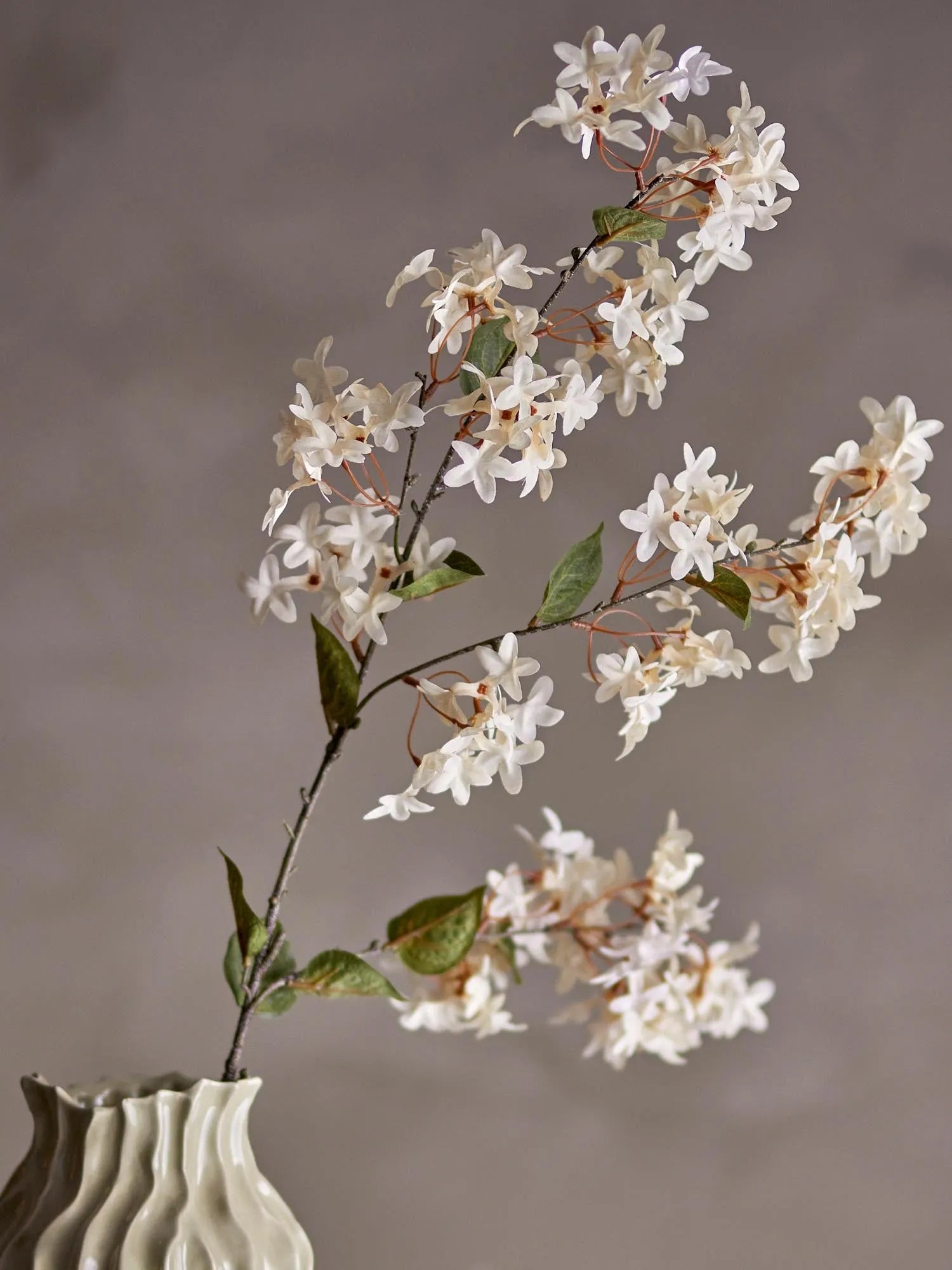 Myrtle Zweig, Weiss, Künstliche Blumen in Weiß präsentiert im Onlineshop von KAQTU Design AG. Kunstpflanze ist von Bloomingville