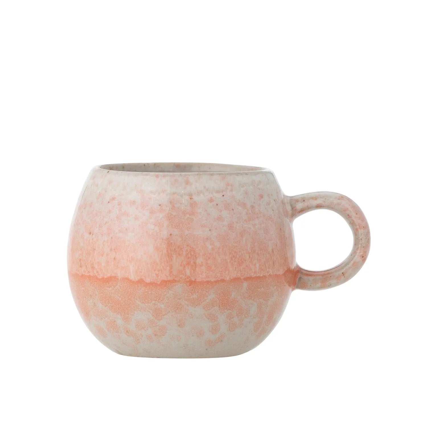 Paula Espressotasse, Orange, Steingut in Orange präsentiert im Onlineshop von KAQTU Design AG. Tasse ist von Bloomingville