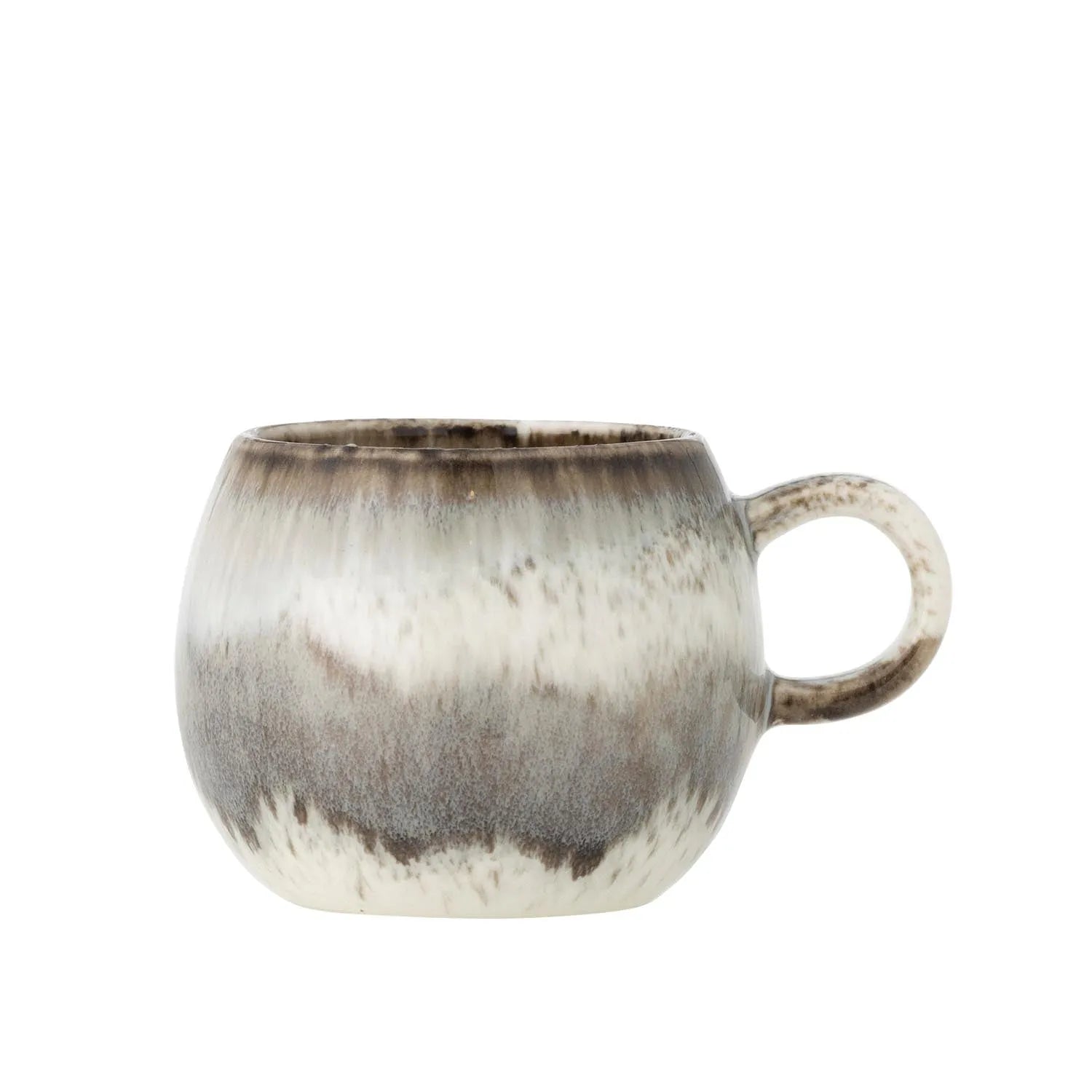 Paula Espressotasse, Grau, Steingut in Grau präsentiert im Onlineshop von KAQTU Design AG. Tasse ist von Bloomingville