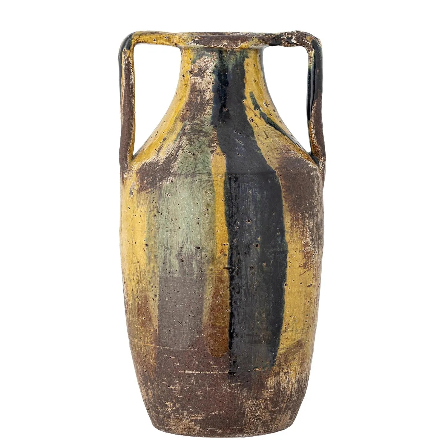 Wilder Deko-Vase, Gelb, Terrakotta in Gelb präsentiert im Onlineshop von KAQTU Design AG. Vase ist von Creative Collection