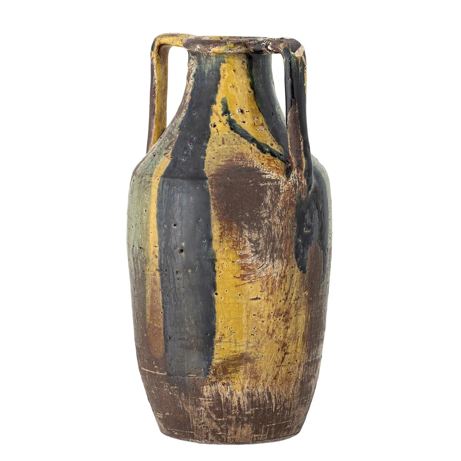 Wilder Deko-Vase, Gelb, Terrakotta in Gelb präsentiert im Onlineshop von KAQTU Design AG. Vase ist von Creative Collection