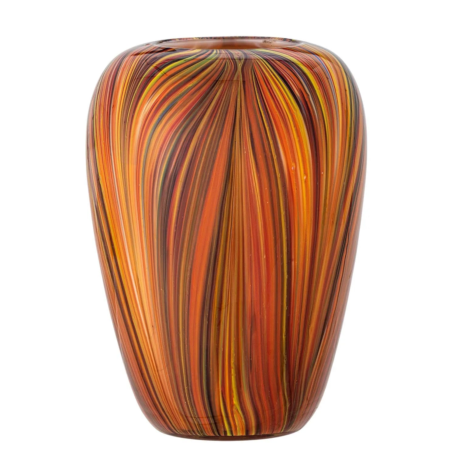 Sunny Vase, Orange, Glas in Orange präsentiert im Onlineshop von KAQTU Design AG. Vase ist von Creative Collection