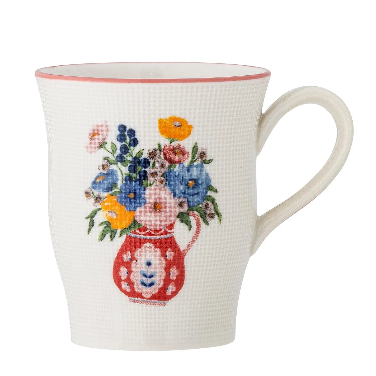 Dorothy Becher, Rose, Steingut in Rose präsentiert im Onlineshop von KAQTU Design AG. Tasse ist von Bloomingville