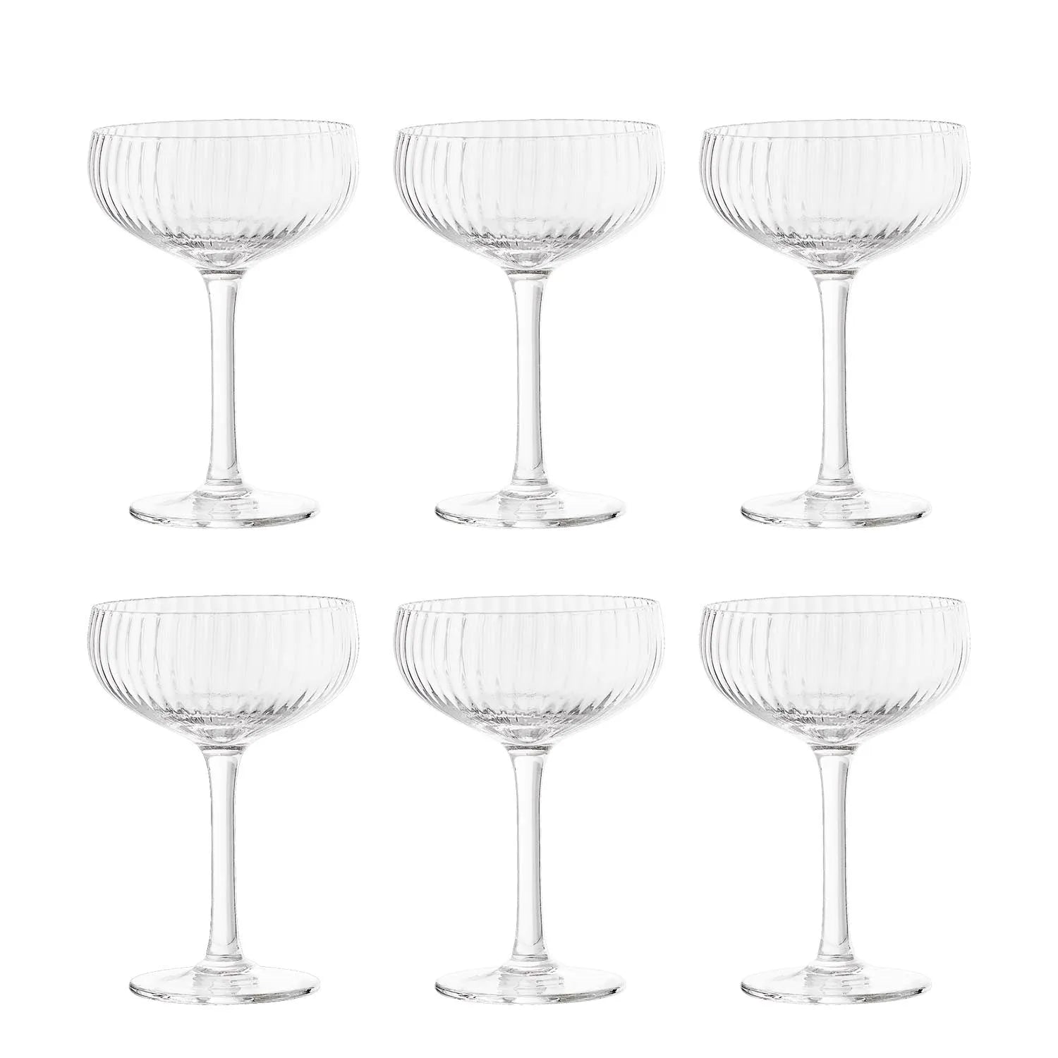 Astrid Champagnerglas, Multipack, Klar, Glas in Klar präsentiert im Onlineshop von KAQTU Design AG. Wein- & Sektglas ist von Bloomingville