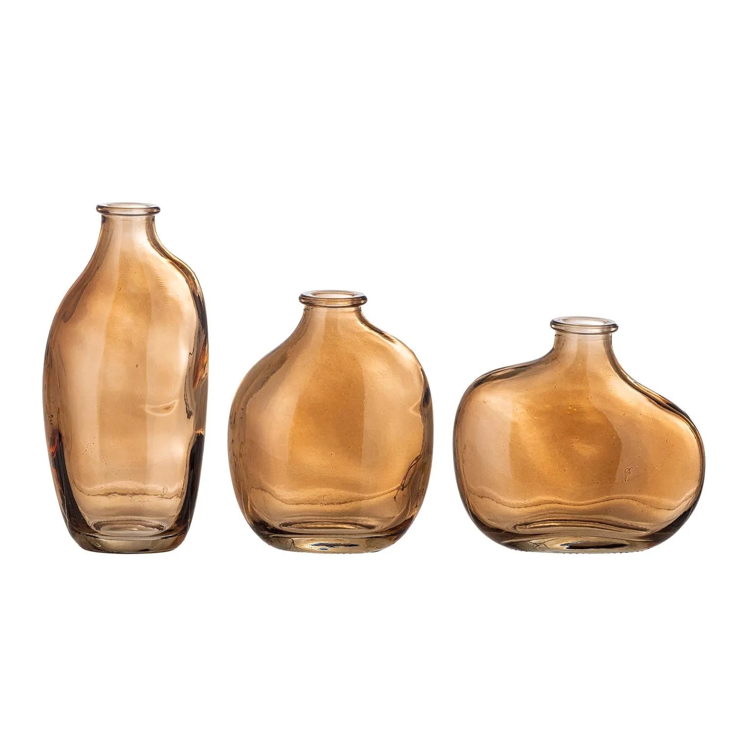 Tilia Vase, Braun, Glas in Braun präsentiert im Onlineshop von KAQTU Design AG. Vase ist von Bloomingville