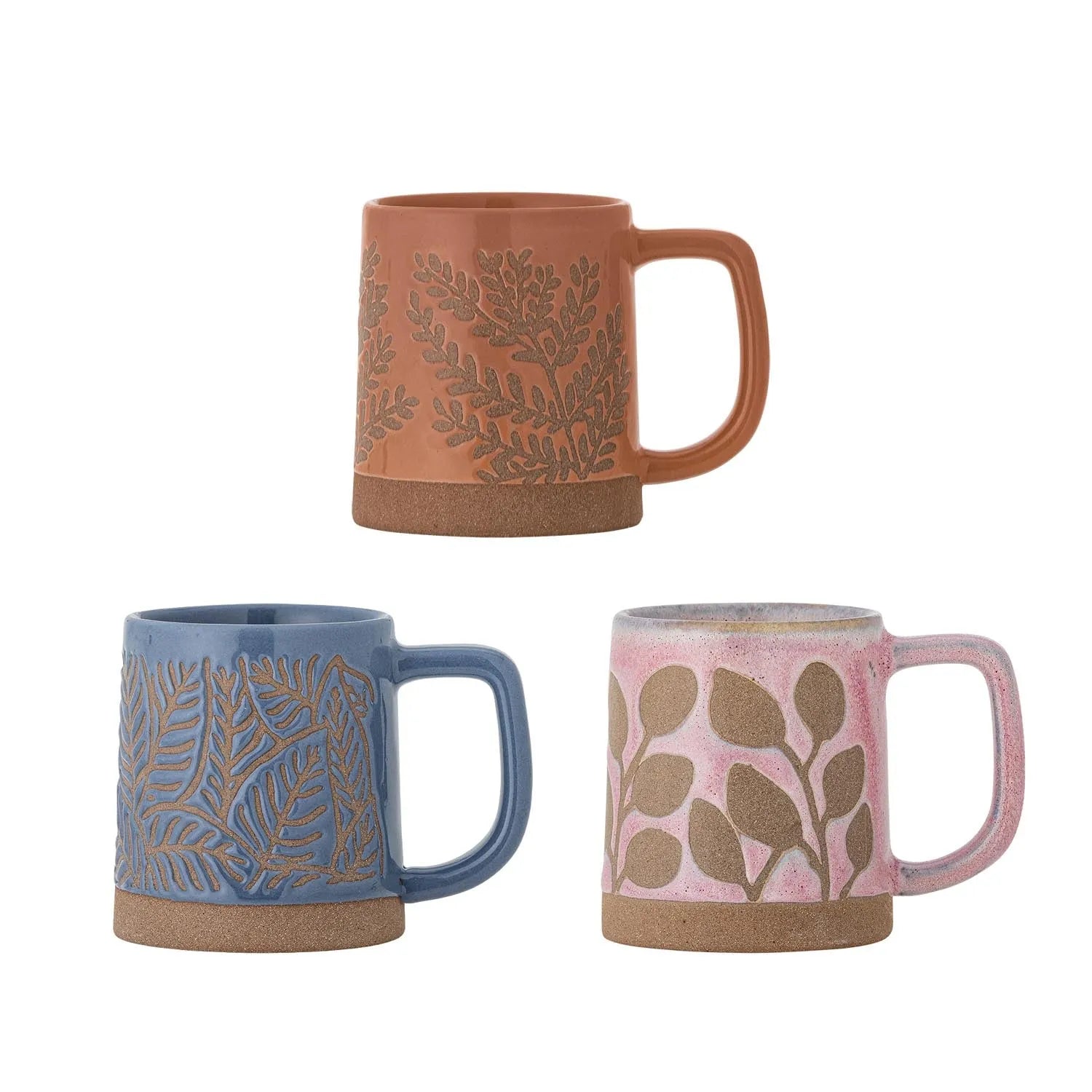 Kayce Becher, Blau, Steingut in Blau präsentiert im Onlineshop von KAQTU Design AG. Tasse ist von Creative Collection