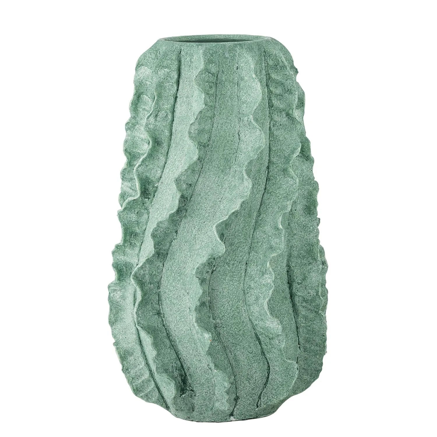 Natika Deko-Vase, Grün, Terrakotta in Grün präsentiert im Onlineshop von KAQTU Design AG. Vase ist von Creative Collection