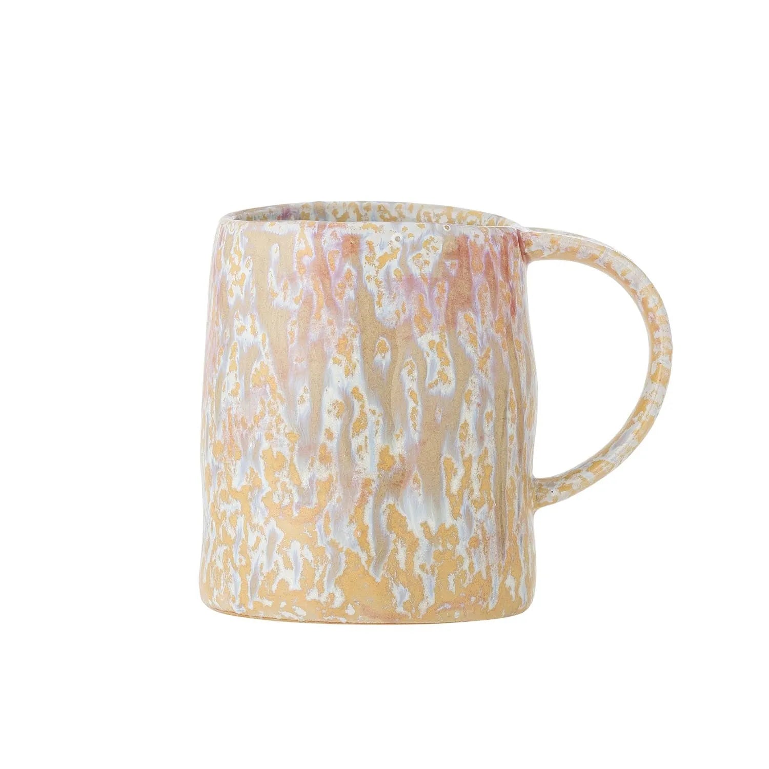 Yori Becher, Rose, Steingut in Rose präsentiert im Onlineshop von KAQTU Design AG. Tasse ist von Bloomingville