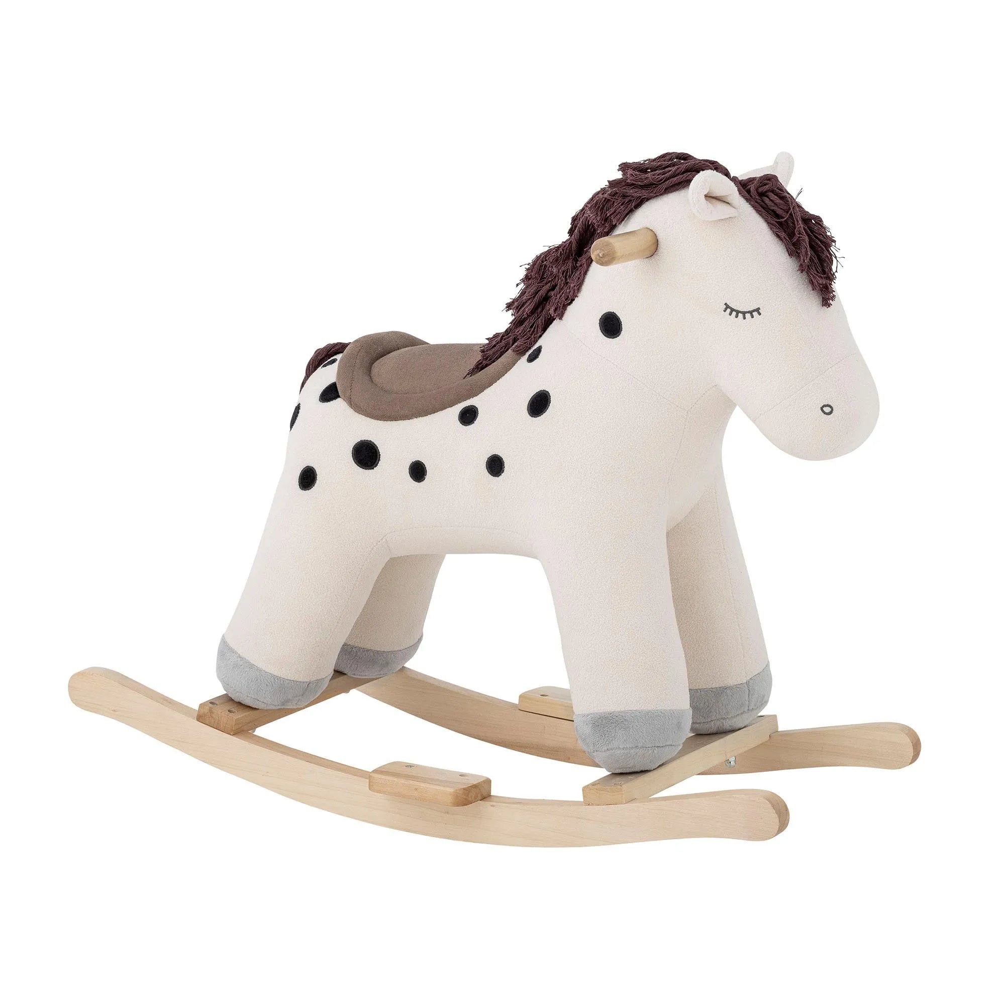 Merlen Rocking Toy, Horse, Weiá, Polyester, Objekte Kids, KAQTU Design