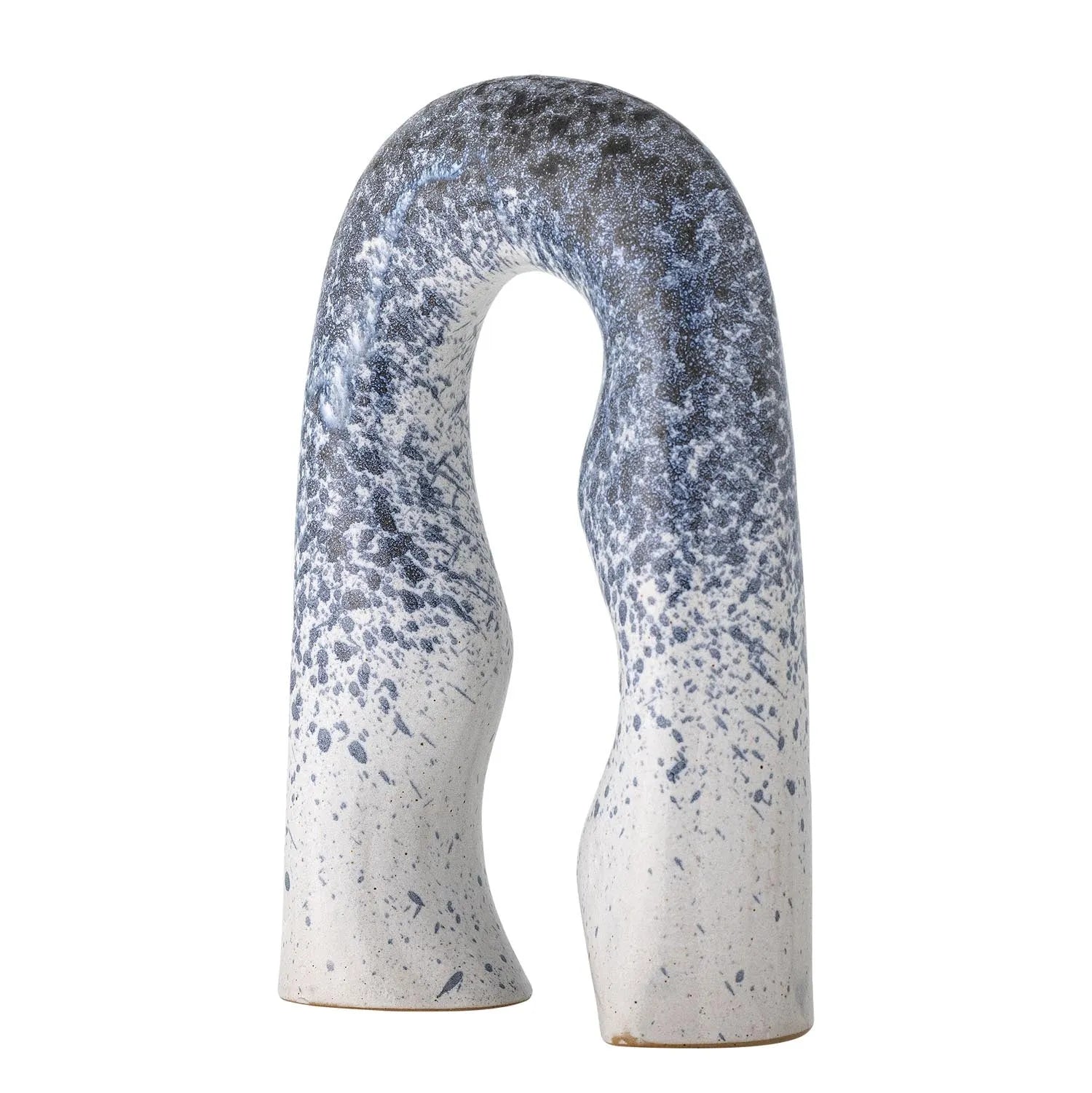 Gate Deko, Blue, Steingut in Blau präsentiert im Onlineshop von KAQTU Design AG. Kunstgegenstände ist von Bloomingville