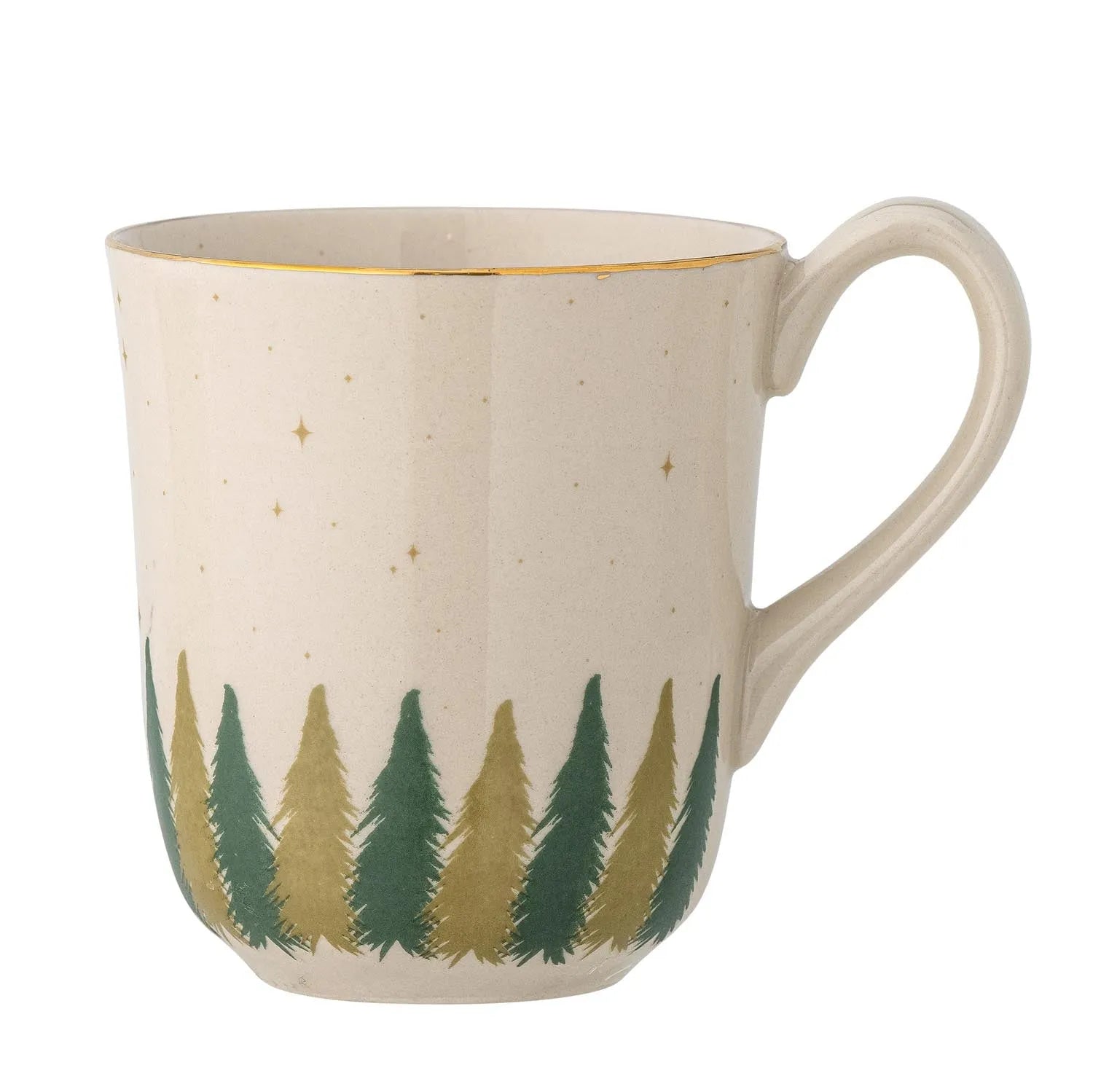 Spruce Becher, Natur, Steingut in Natur präsentiert im Onlineshop von KAQTU Design AG. Tasse ist von Bloomingville