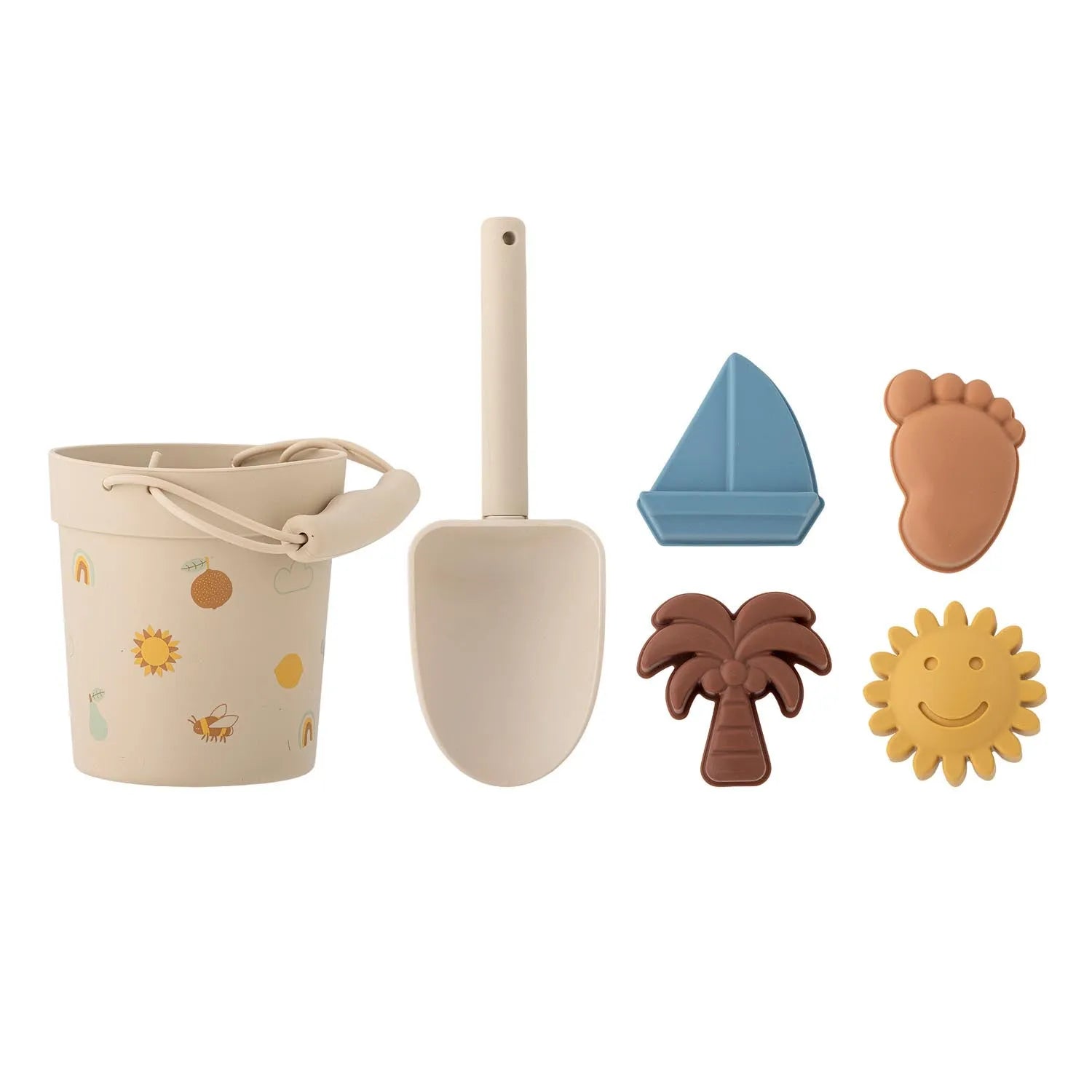 Agnes Strand- und Sandspielzeug, Natur, Silikon in Natur präsentiert im Onlineshop von KAQTU Design AG. Spielzeug ist von Bloomingville Mini