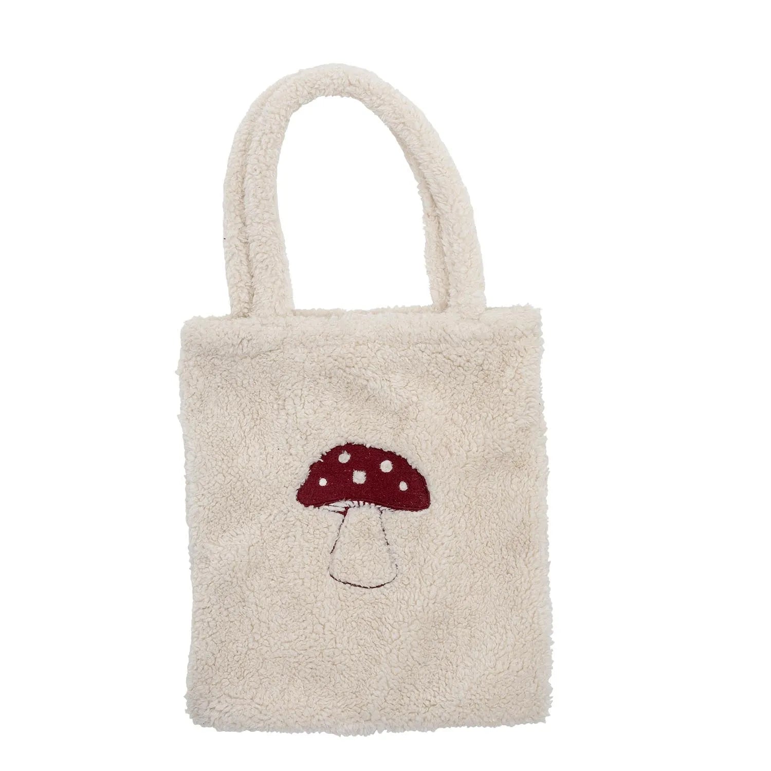 Mushroom Tasche, Weiss, Polyester in Weiß präsentiert im Onlineshop von KAQTU Design AG. Tasche ist von Bloomingville Mini