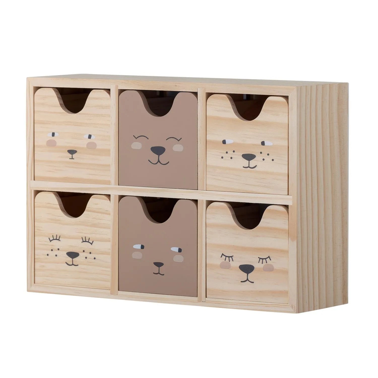 Calle Aufbewahrungsbox, Natur, FSC® 100% , Pine in Natur präsentiert im Onlineshop von KAQTU Design AG. Aufbewahrungsbox ist von Bloomingville Mini