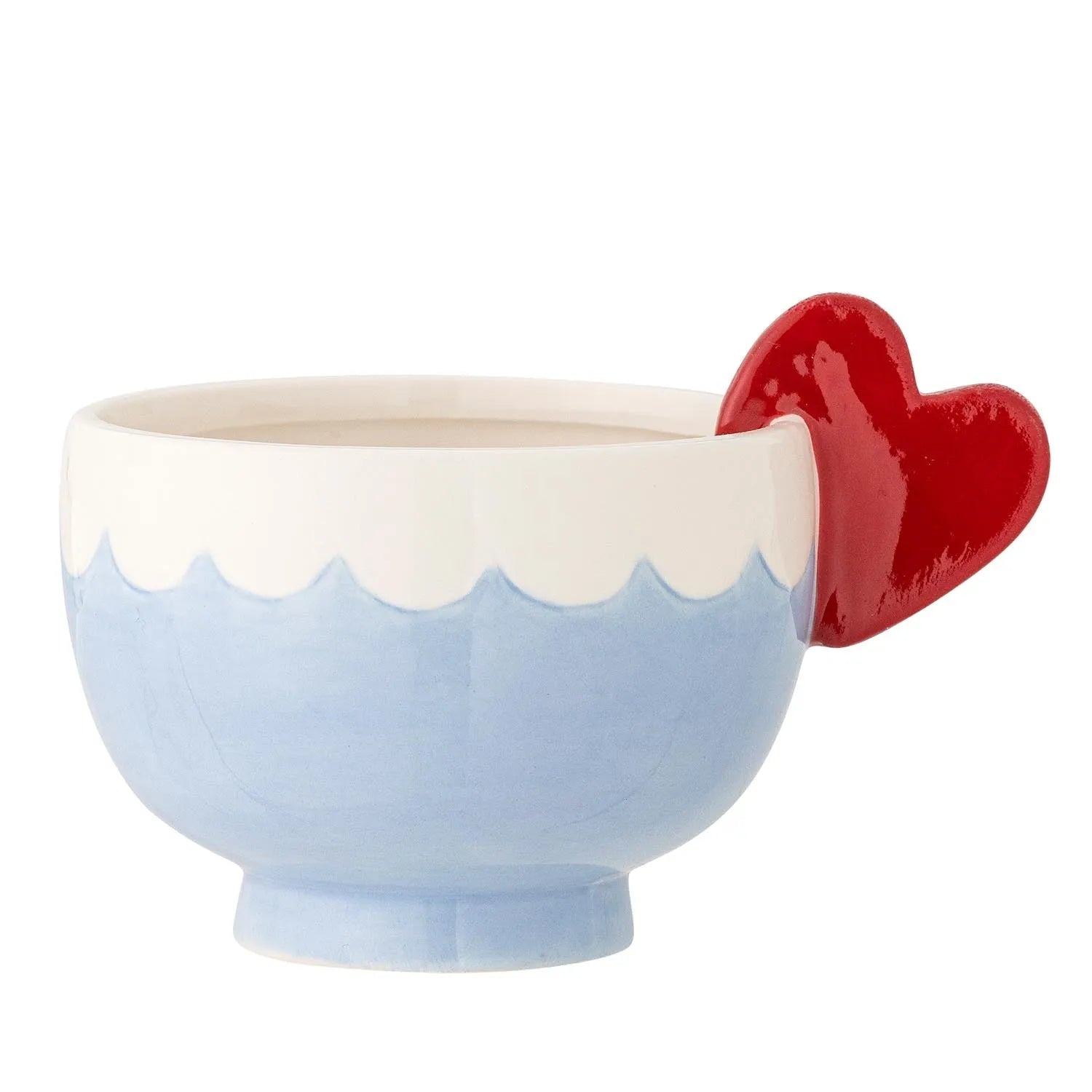 Lively Tasse, Blau, Steingut in Blau präsentiert im Onlineshop von KAQTU Design AG. Tasse ist von Bloomingville