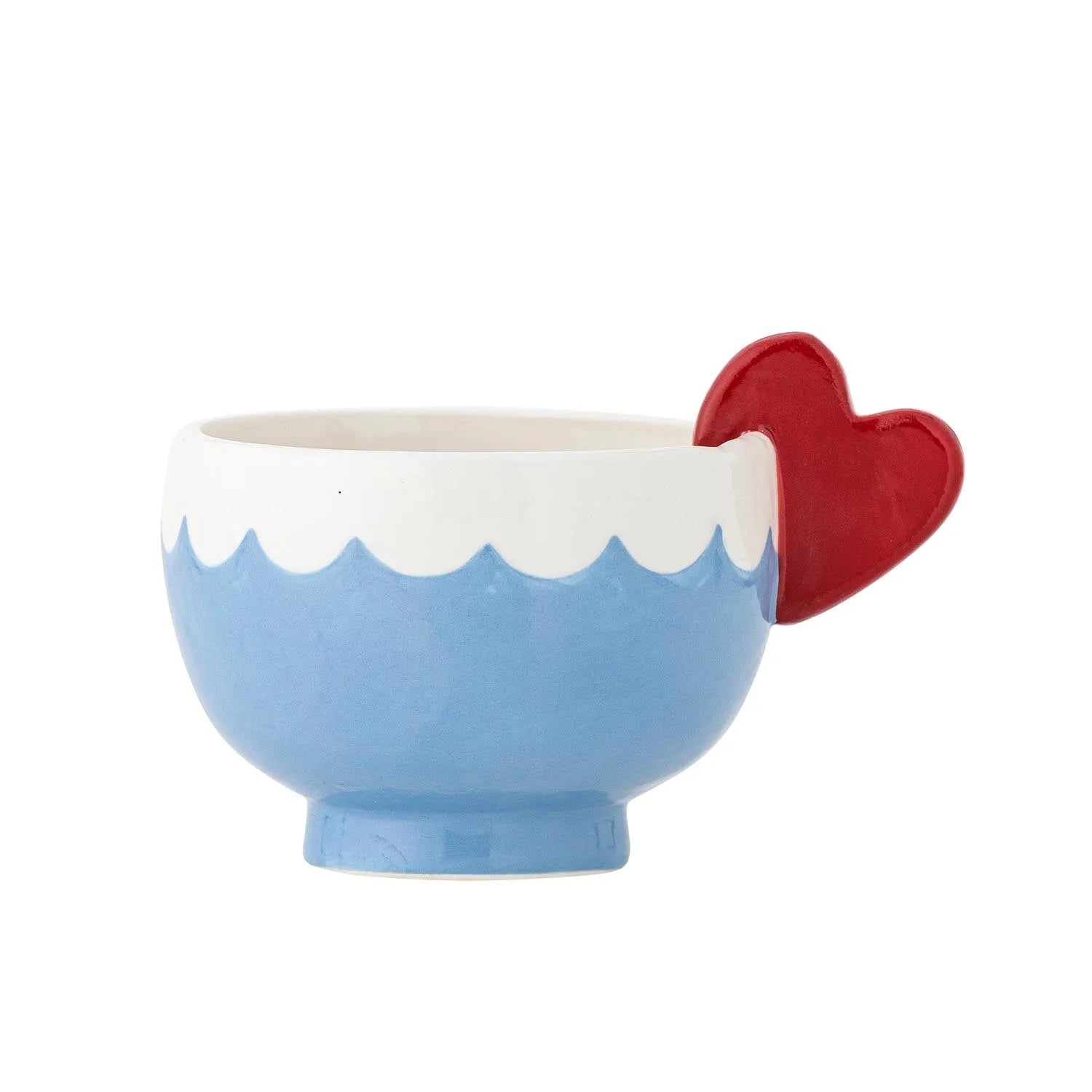 Lively Tasse, Blau, Steingut in Blau präsentiert im Onlineshop von KAQTU Design AG. Tasse ist von Bloomingville