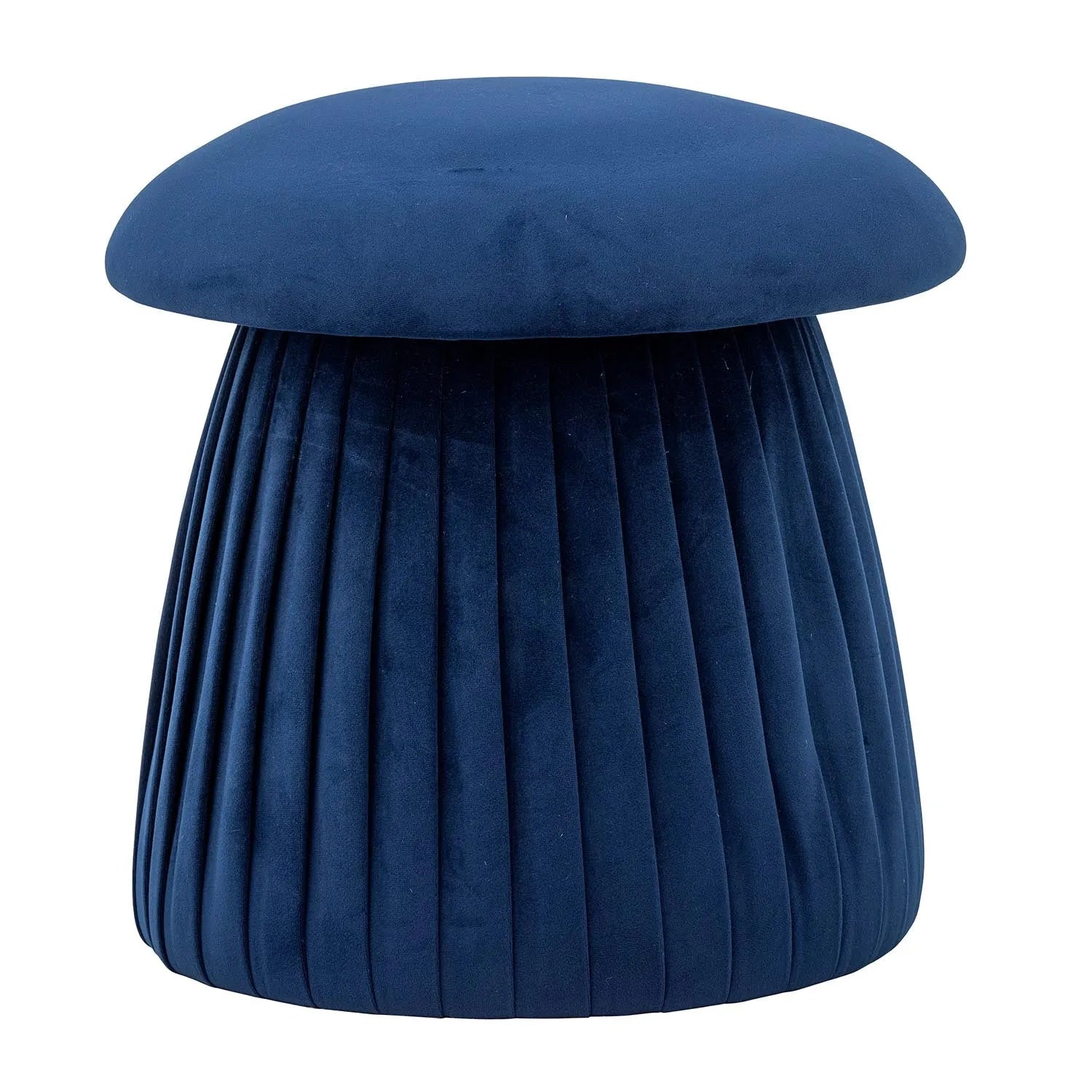 Roberta Pouf in Blau: Stilvoll, funktional, aus recyceltem Polyester. Perfekt für elegantes, nachhaltiges Wohnen. Flexibel und modern.