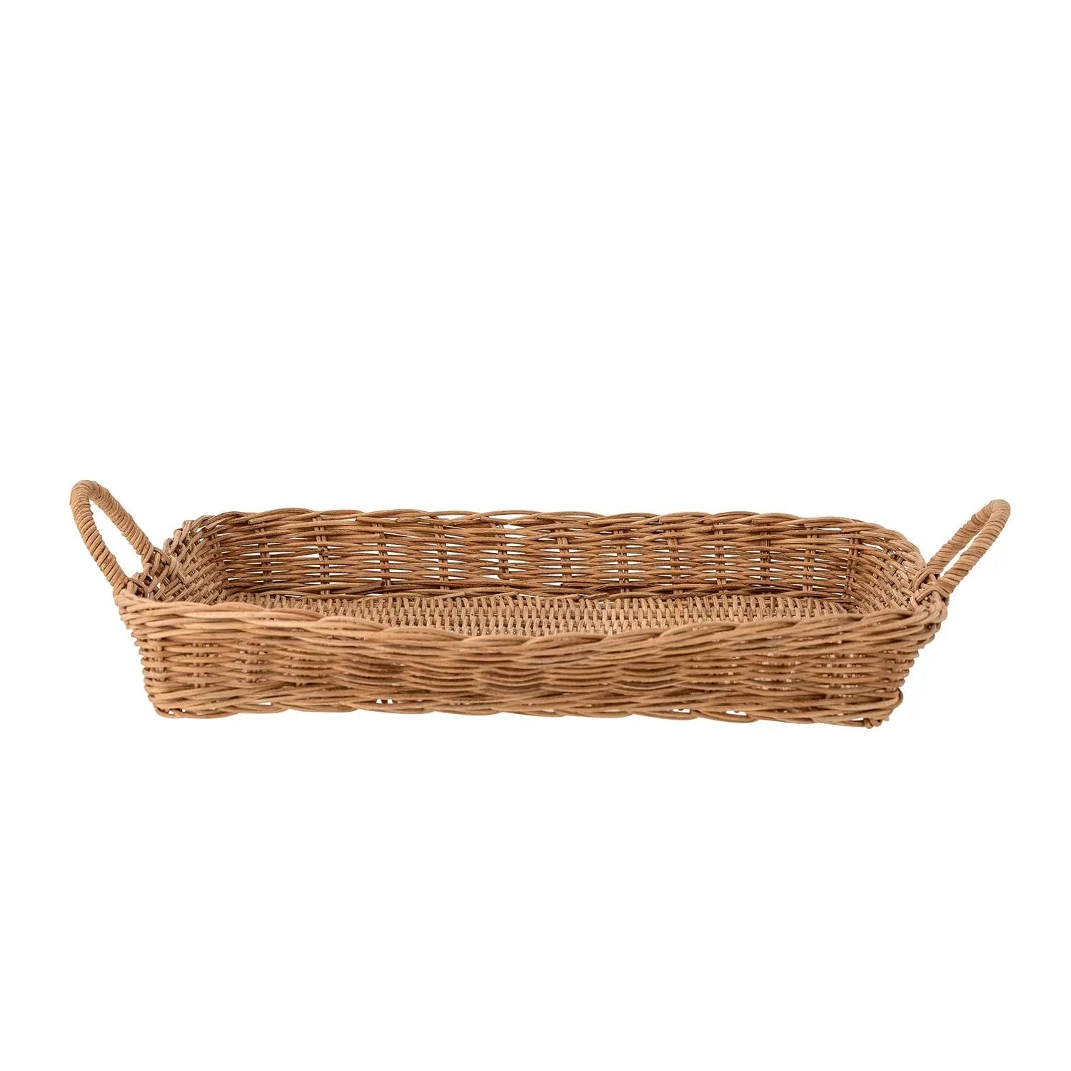 Angie Serviertablett, Natur, Rattan in Natur präsentiert im Onlineshop von KAQTU Design AG. Tablett ist von Bloomingville