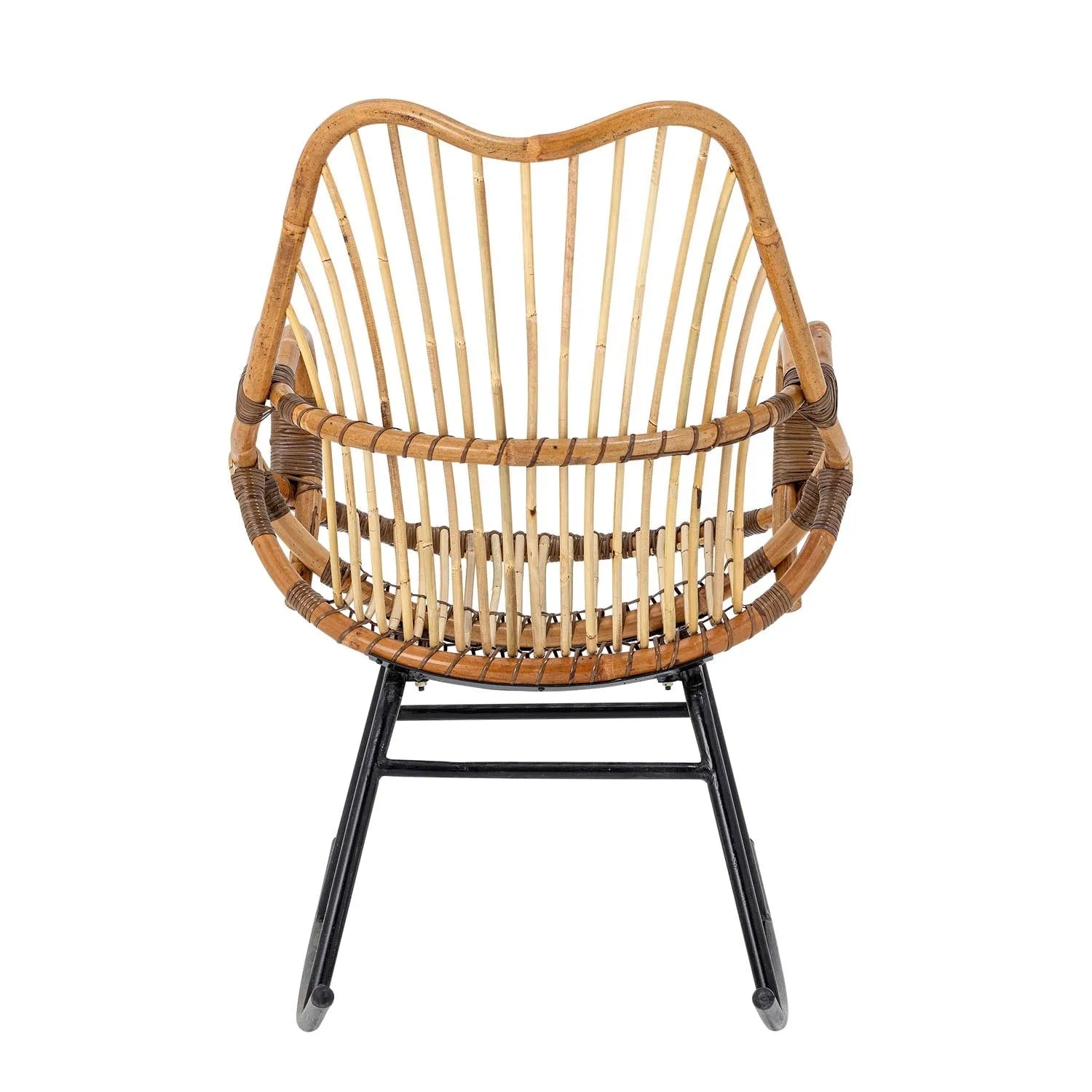 Reine Schaukelstuhl, Natur, Rattan in Natur präsentiert im Onlineshop von KAQTU Design AG. Sessel ist von Bloomingville