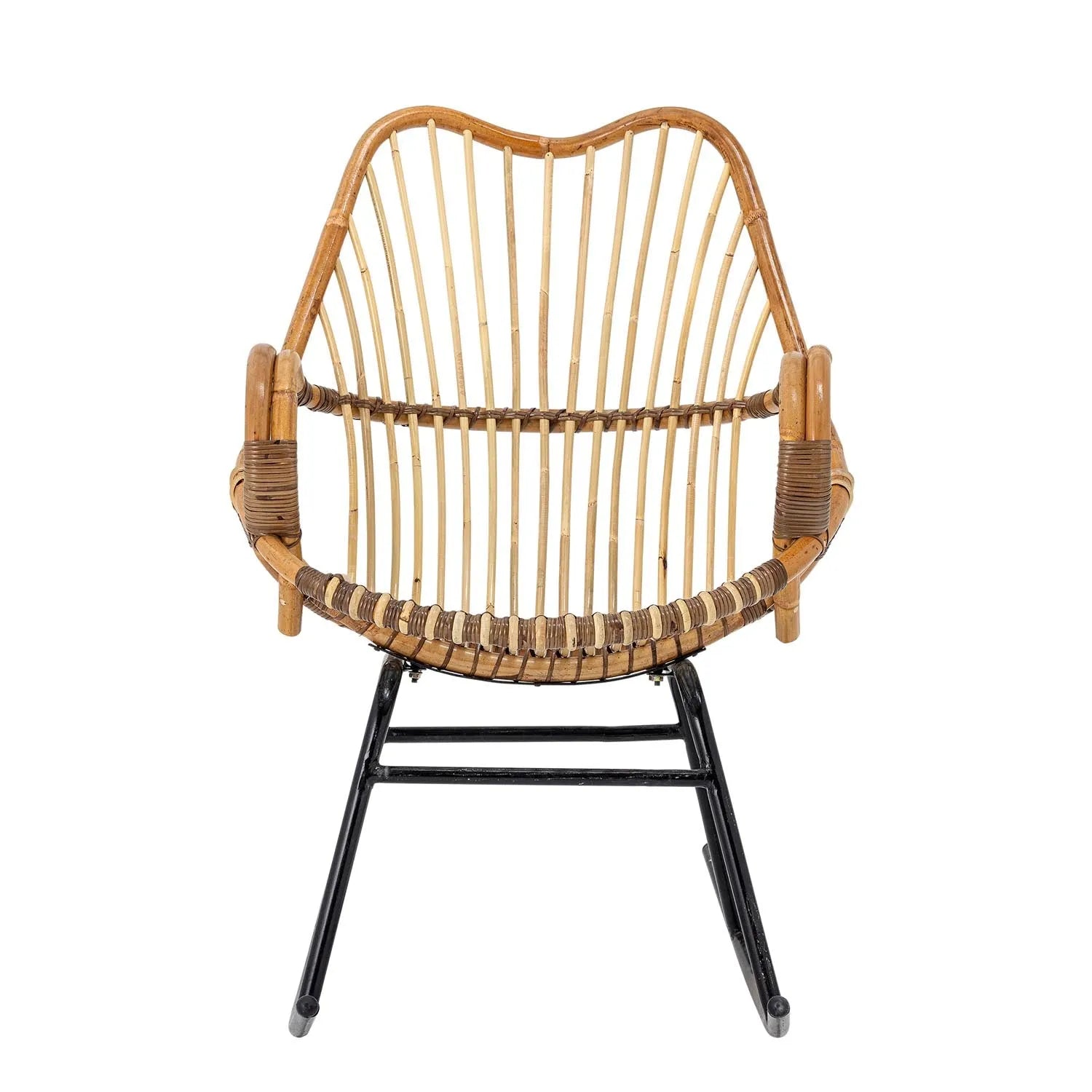 Reine Schaukelstuhl, Natur, Rattan in Natur präsentiert im Onlineshop von KAQTU Design AG. Sessel ist von Bloomingville