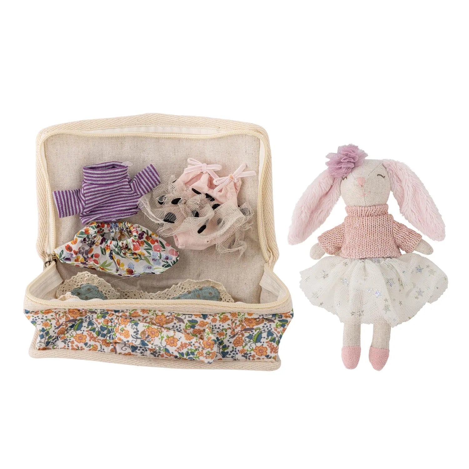 Milly Puppe, Braun, Polyester in Braun präsentiert im Onlineshop von KAQTU Design AG. Puppe Kids ist von Bloomingville Mini