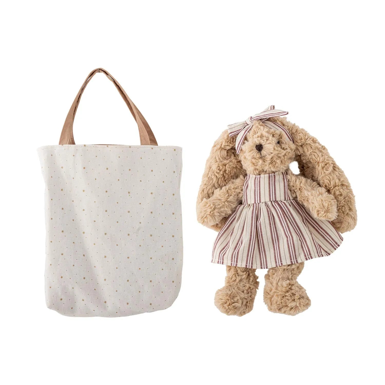 Vilma Puppe, Braun, Baumwolle in Braun präsentiert im Onlineshop von KAQTU Design AG. Puppe Kids ist von Bloomingville Mini