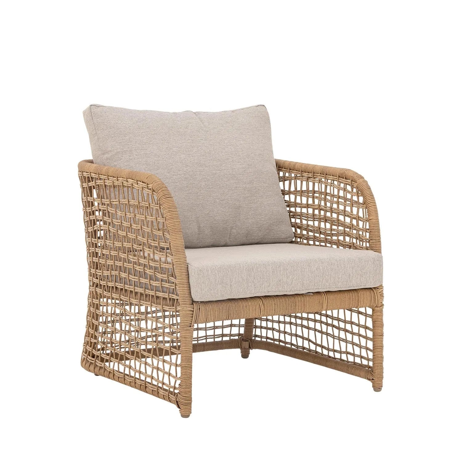 Penzano Loungesessel, Natur, Polyrattan in Natur präsentiert im Onlineshop von KAQTU Design AG. Outdoor-Sessel ist von Bloomingville