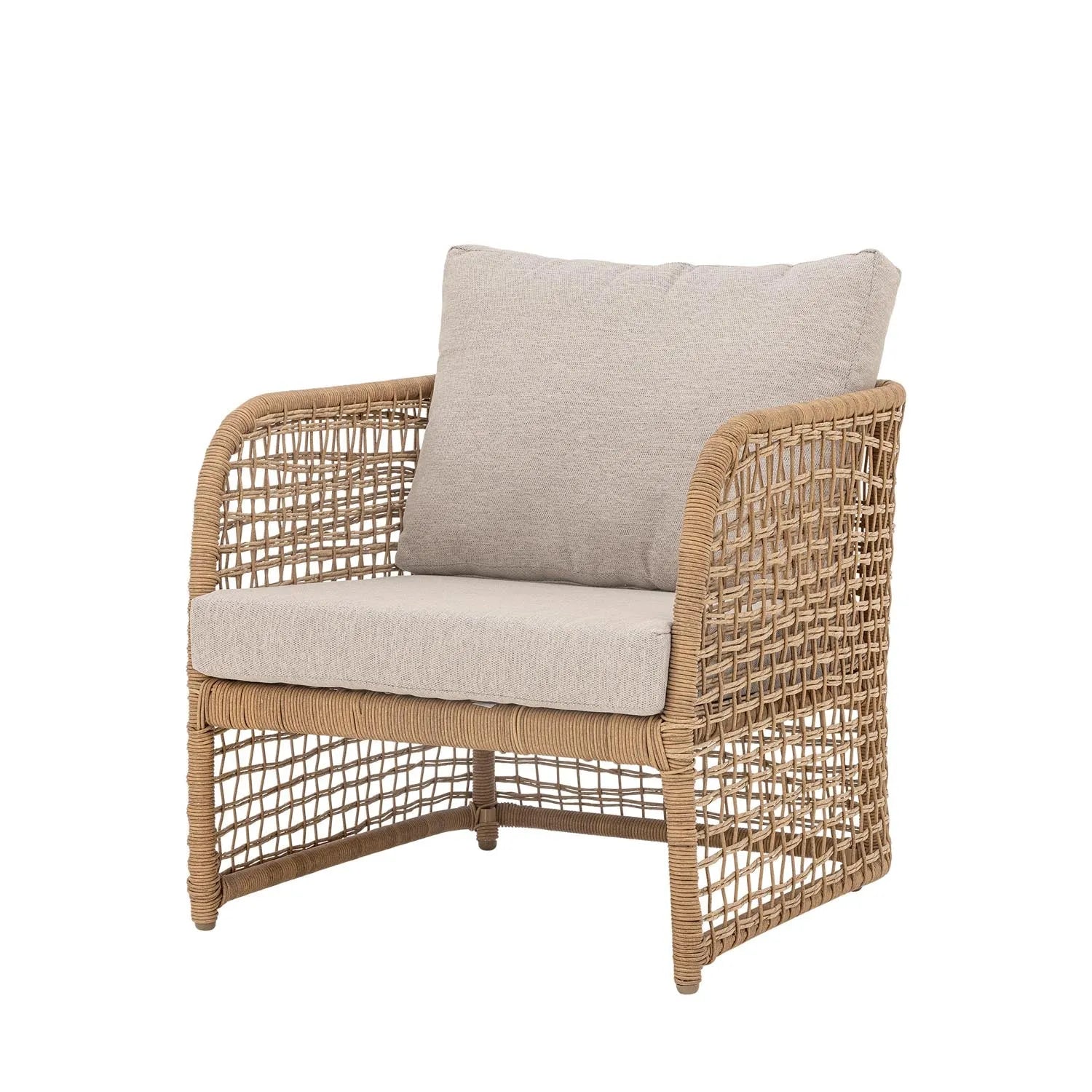 Penzano Loungesessel, Natur, Polyrattan in Natur präsentiert im Onlineshop von KAQTU Design AG. Outdoor-Sessel ist von Bloomingville