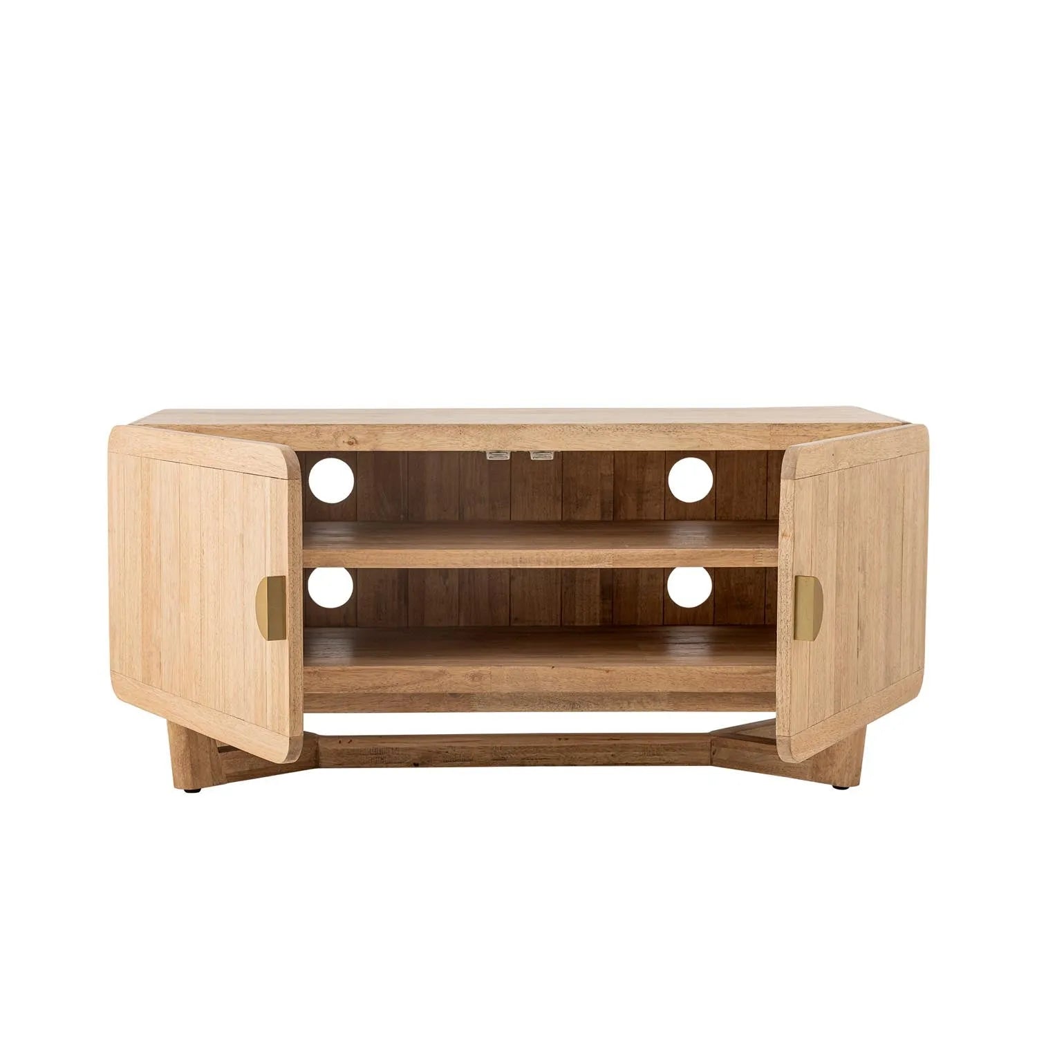 Serrone Kabinett, Natur, Gummibaumholz in Natur präsentiert im Onlineshop von KAQTU Design AG. Cabinet ist von Creative Collection