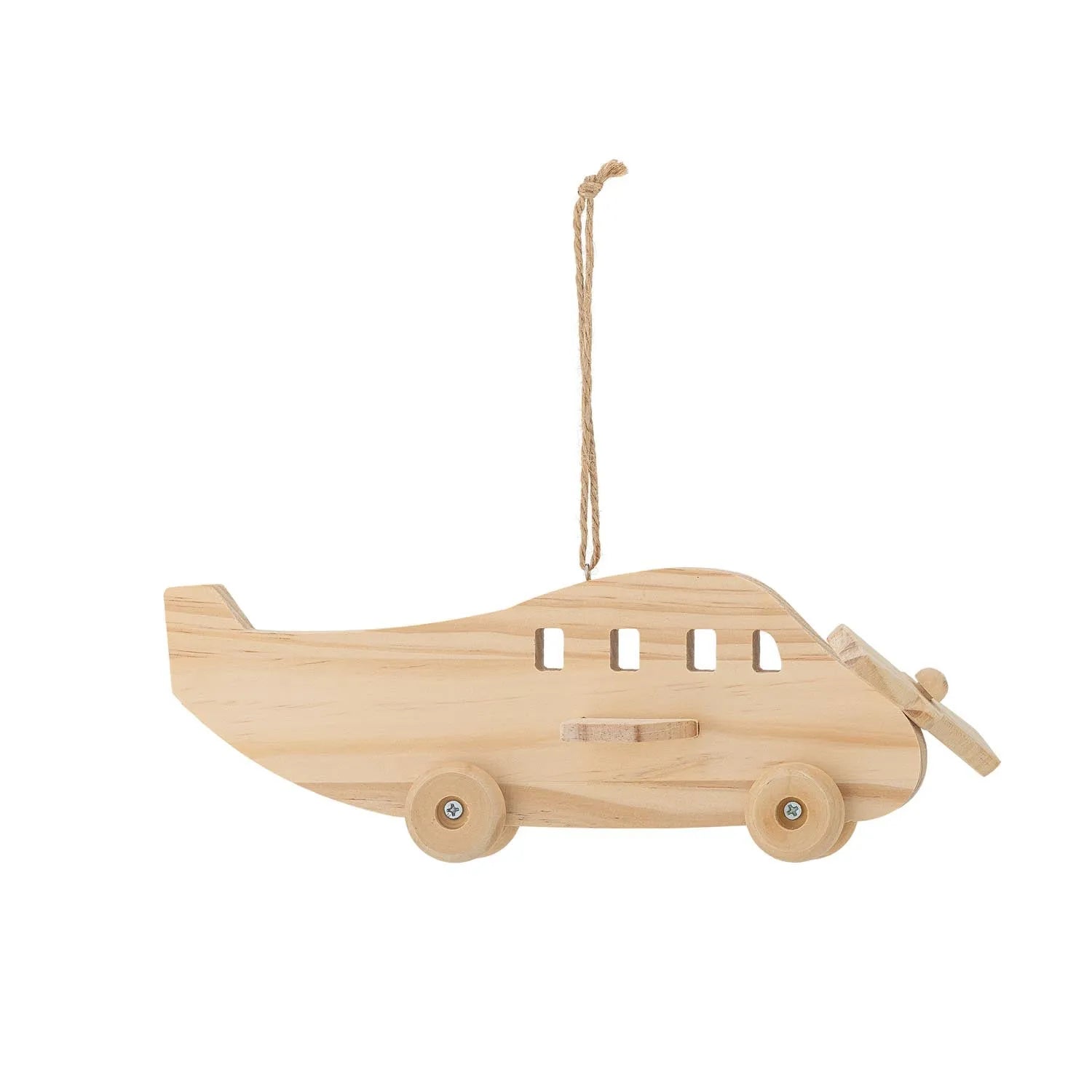 Plane Mobile, Natur, FSC® 100% , Pine in Natur präsentiert im Onlineshop von KAQTU Design AG. Kunstgegenstände ist von Bloomingville Mini