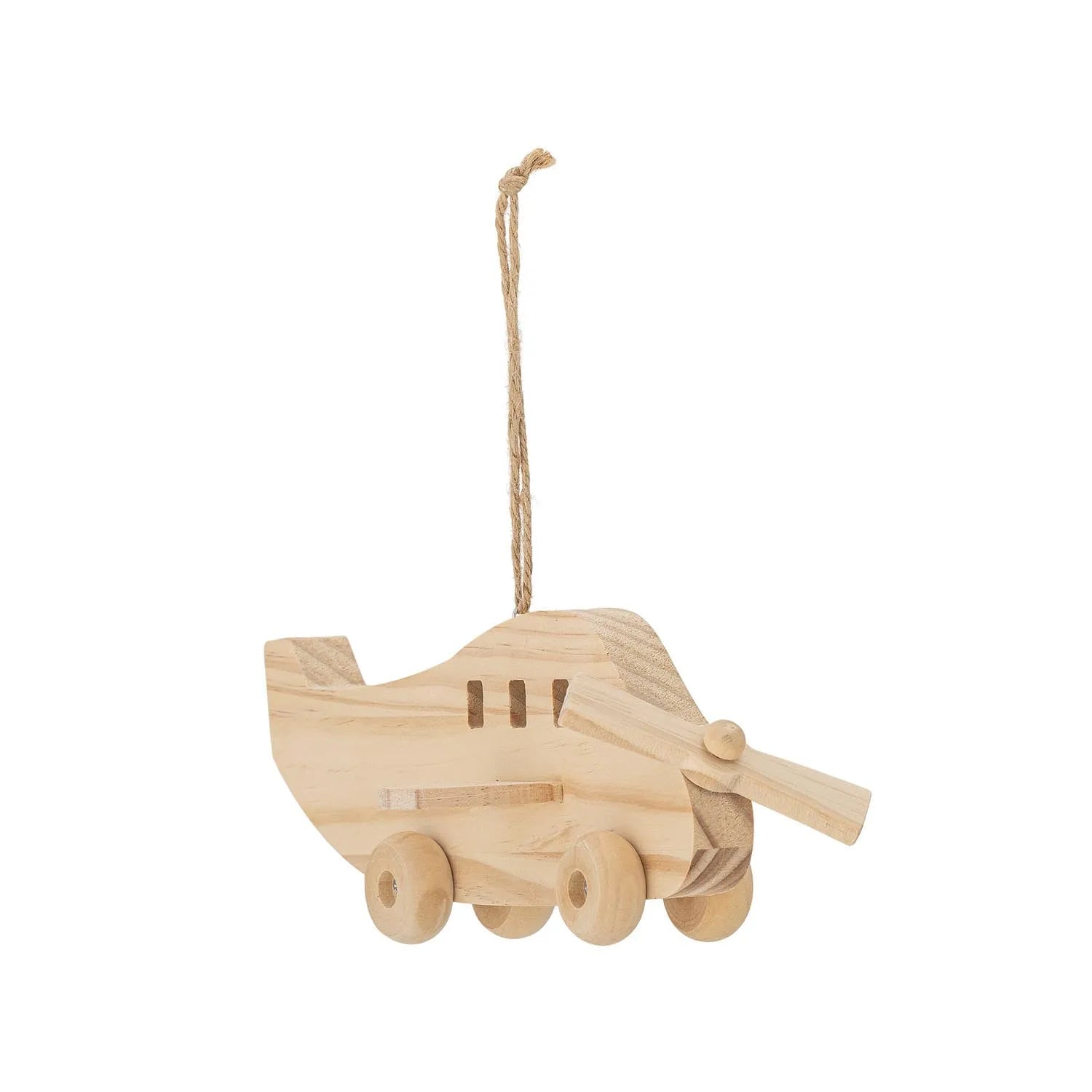 Plane Mobile, Natur, FSC® 100% , Pine in Natur präsentiert im Onlineshop von KAQTU Design AG. Kunstgegenstände ist von Bloomingville Mini