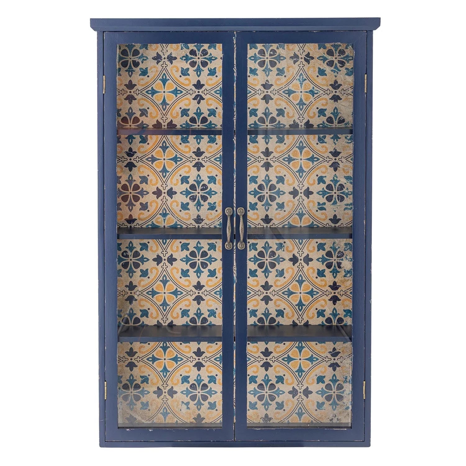 Hazem Kabinett, Blau, Tannenholz in Blau präsentiert im Onlineshop von KAQTU Design AG. Cabinet ist von Creative Collection