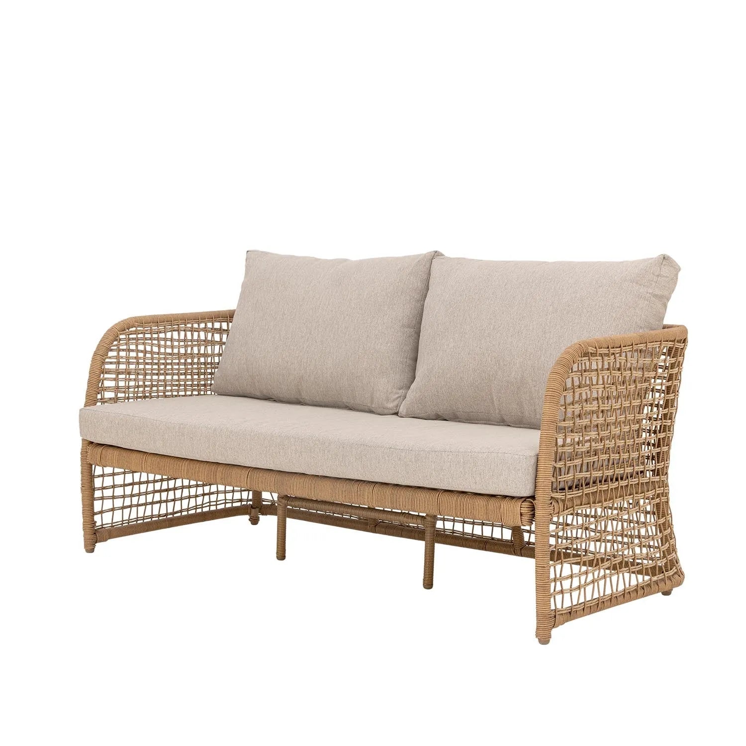 Penzano Sofa, Natur, Polyrattan in Natur präsentiert im Onlineshop von KAQTU Design AG. Lounge Sofa ist von Bloomingville