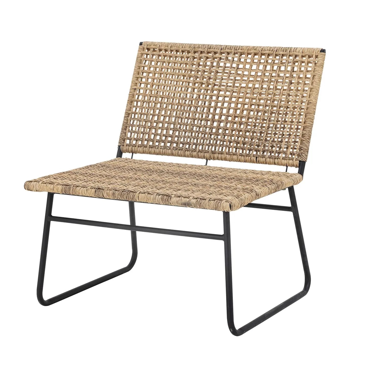 Vallone Loungesessel, Natur, Polyrattan in Natur präsentiert im Onlineshop von KAQTU Design AG. Outdoor-Sessel ist von Bloomingville