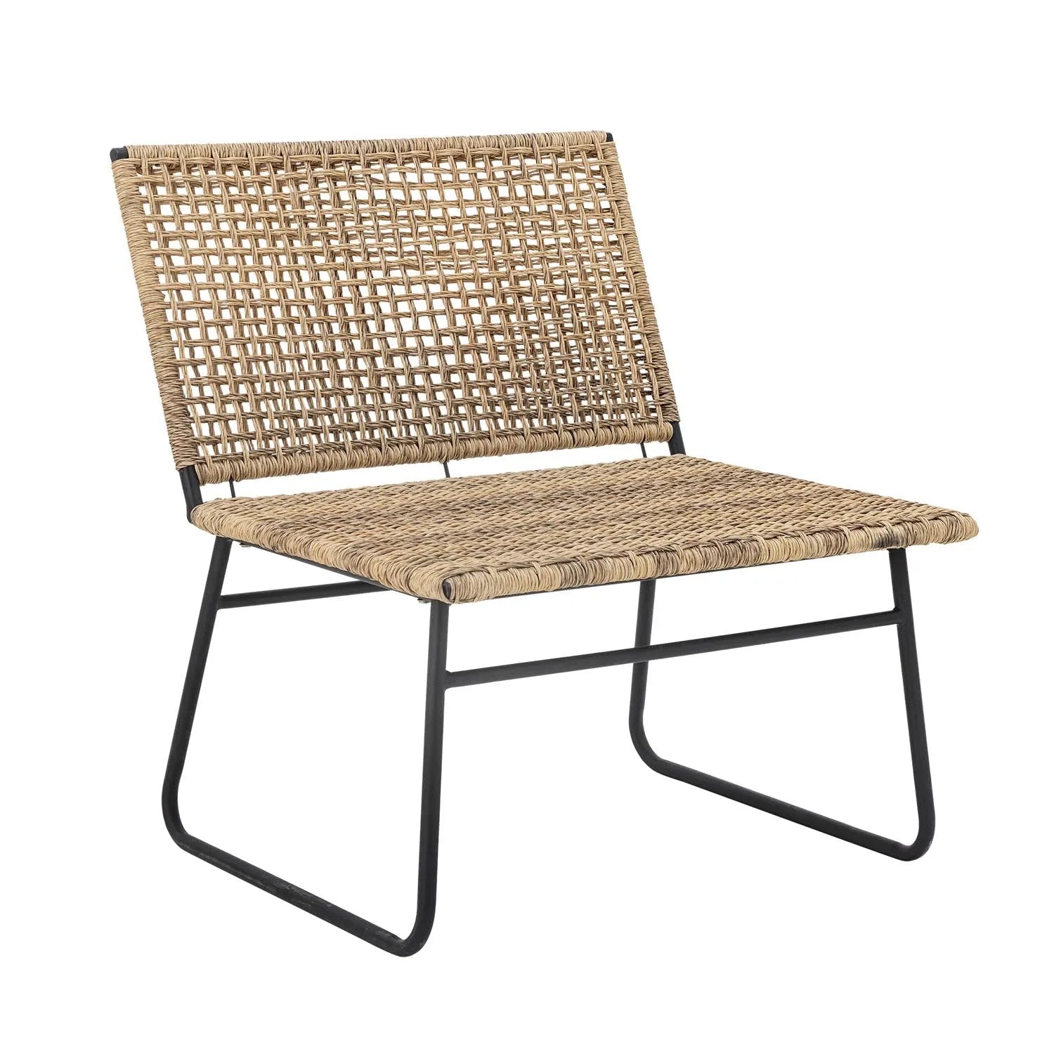 Vallone Loungesessel, Natur, Polyrattan in Natur präsentiert im Onlineshop von KAQTU Design AG. Outdoor-Sessel ist von Bloomingville