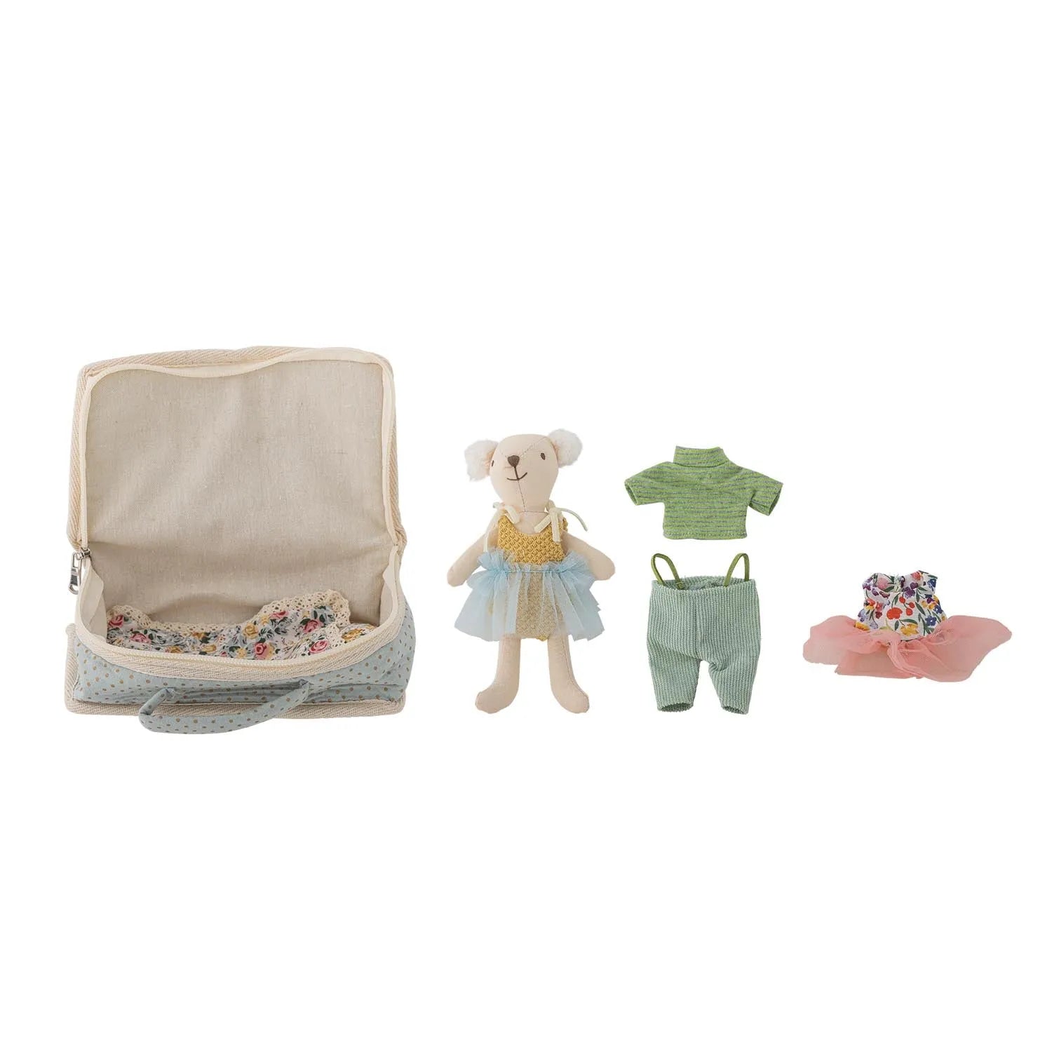 Lara Puppe, Braun, Polyester in Braun präsentiert im Onlineshop von KAQTU Design AG. Puppe Kids ist von Bloomingville Mini