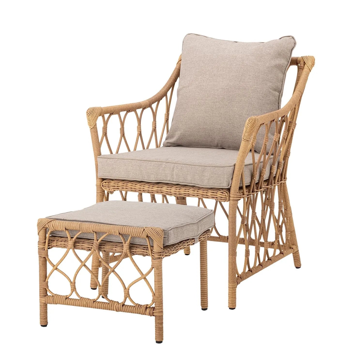 Belluce , Natur, Polyrattan in Natur präsentiert im Onlineshop von KAQTU Design AG. Sessel ist von Bloomingville