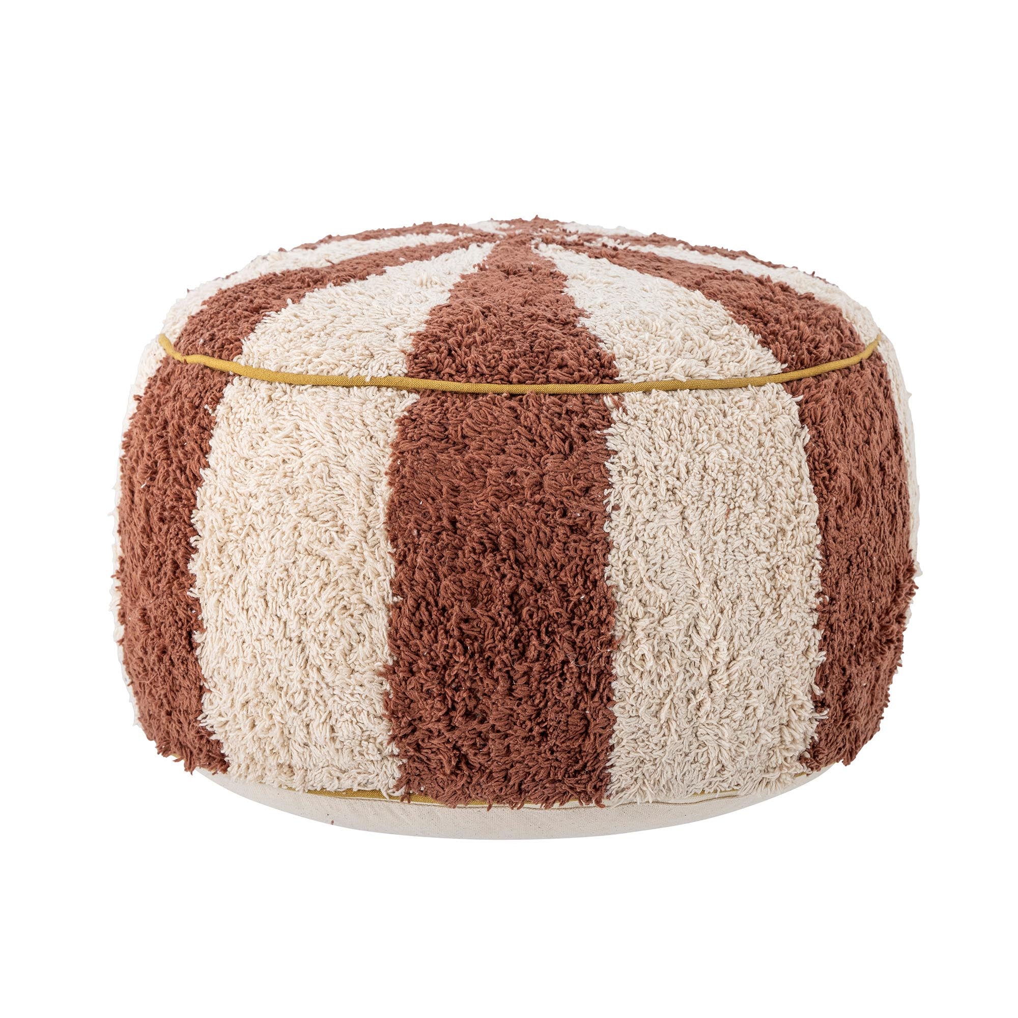 Charoline Pouf, Braun, Baumwolle in Brown präsentiert im Onlineshop von KAQTU Design AG. Pouf ist von Bloomingville