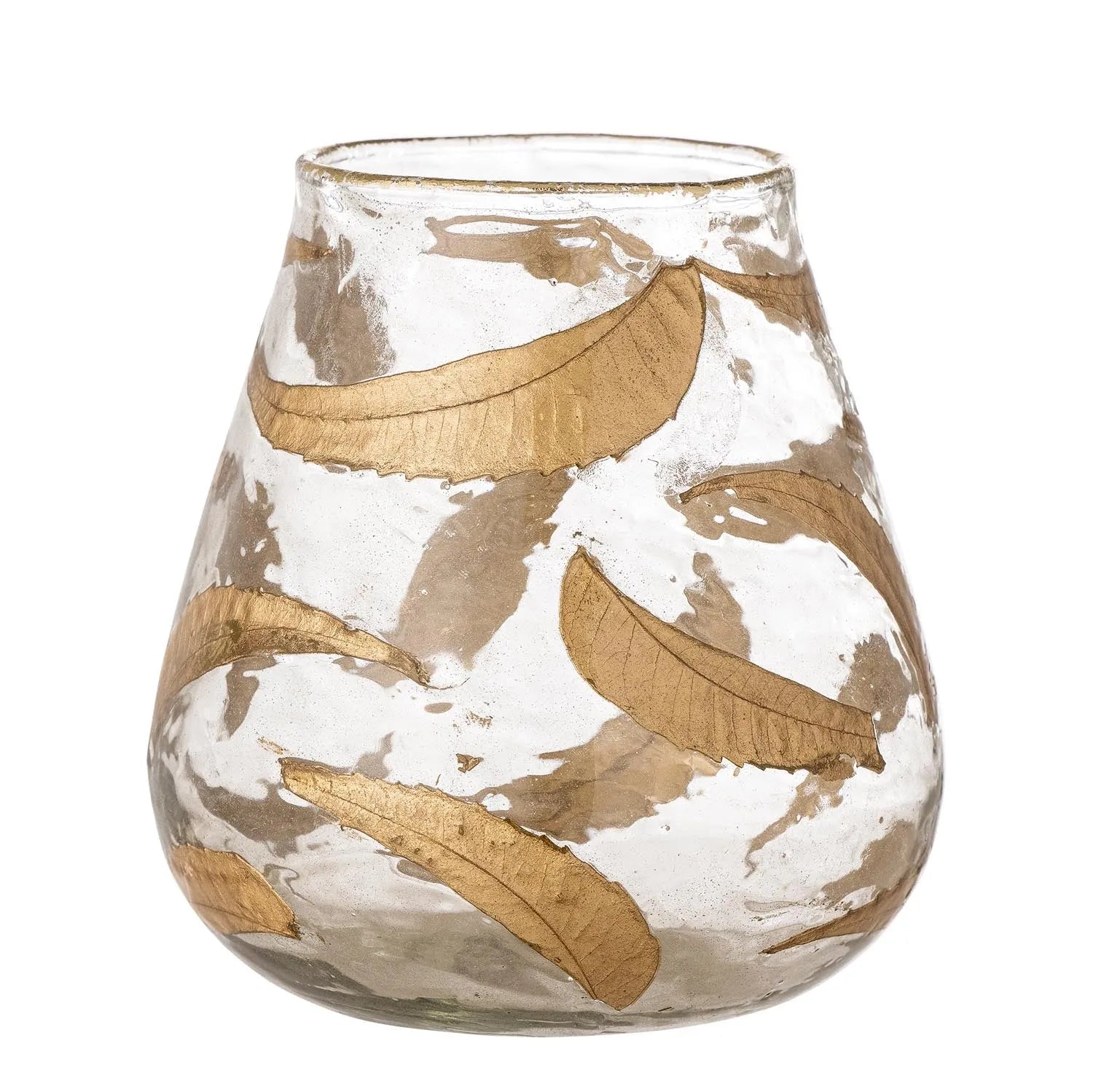 Fidelia Teelichthalter, Gold, Recyceltes Glas in Gold präsentiert im Onlineshop von KAQTU Design AG. Kerzenständer ist von Bloomingville