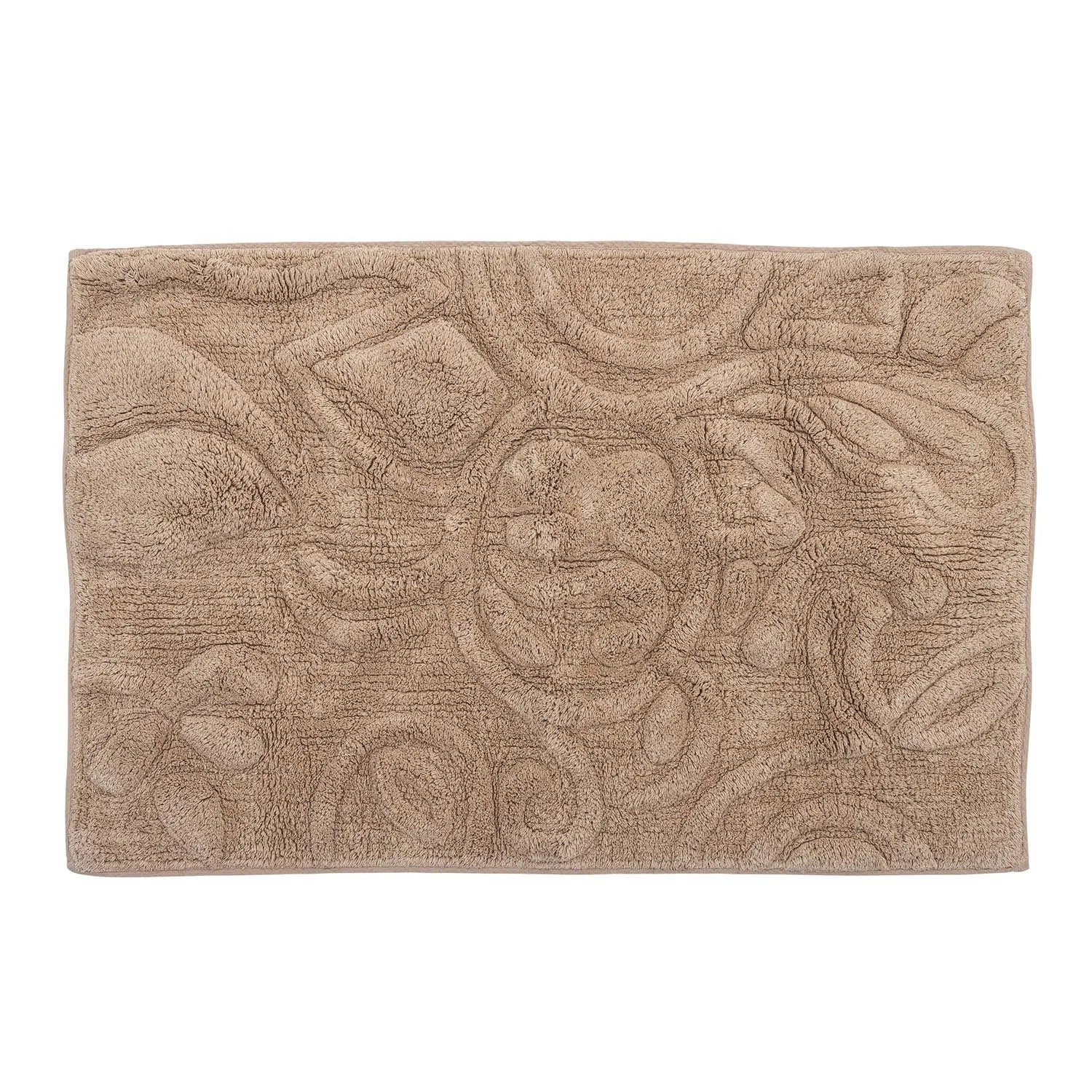 Sestu Bath Mat, Braun, Baumwolle in Braun präsentiert im Onlineshop von KAQTU Design AG. Badzubehör ist von Bloomingville